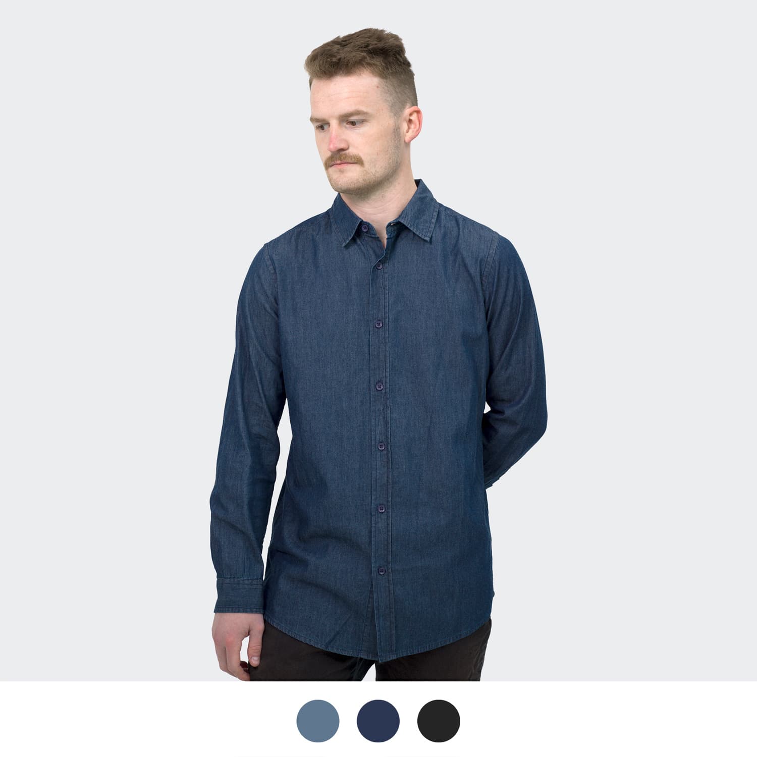 TRENDSWEAR Chester Men's Denim Shirt · Product view