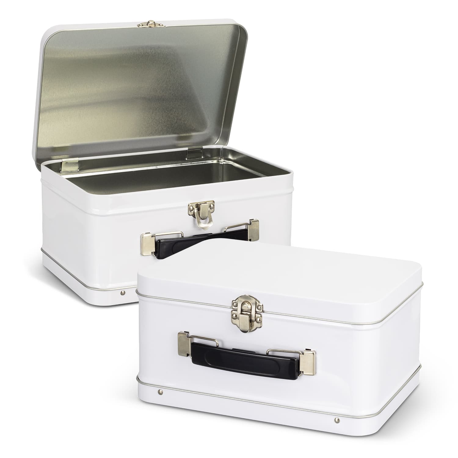 Tin Lunch Box · White · front