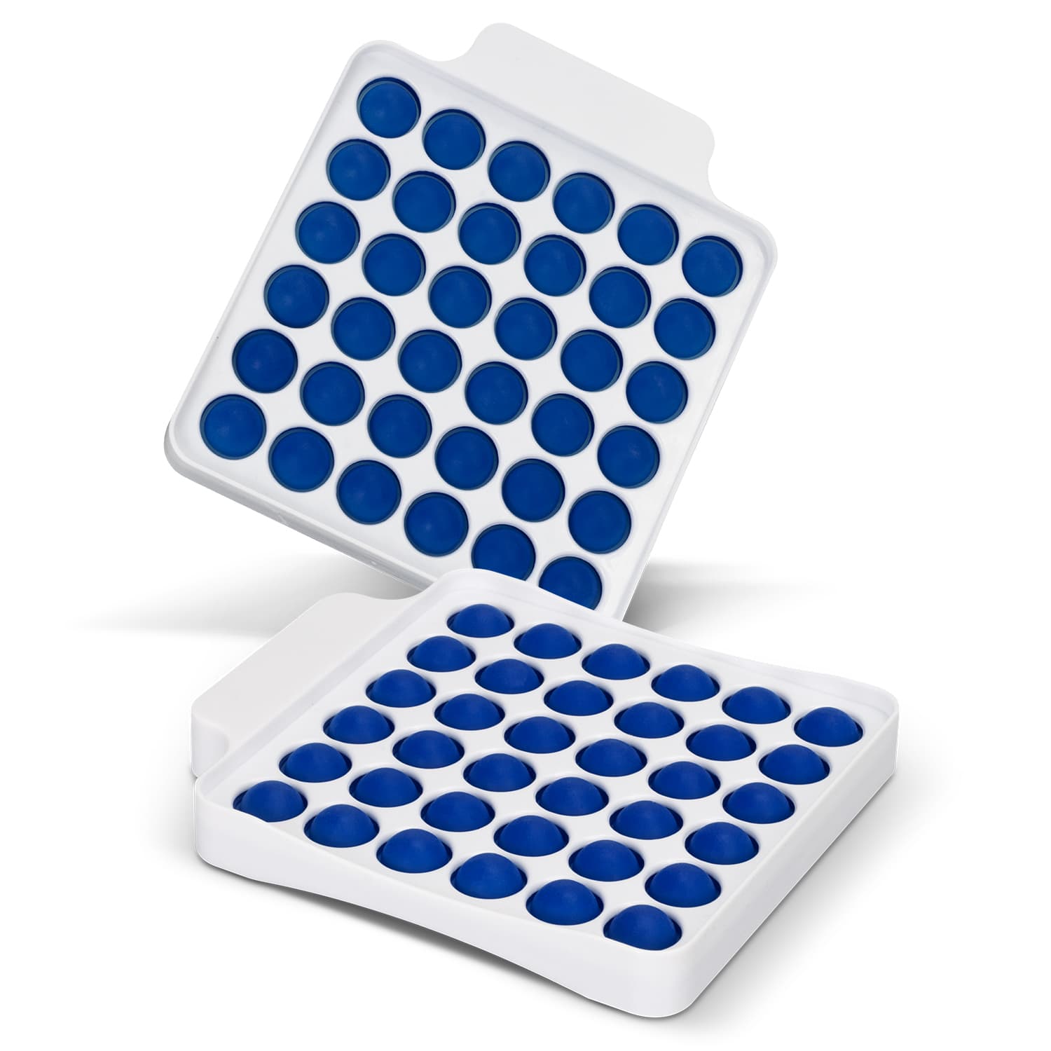 Fidget Popper Board - Square · White/Blue · front