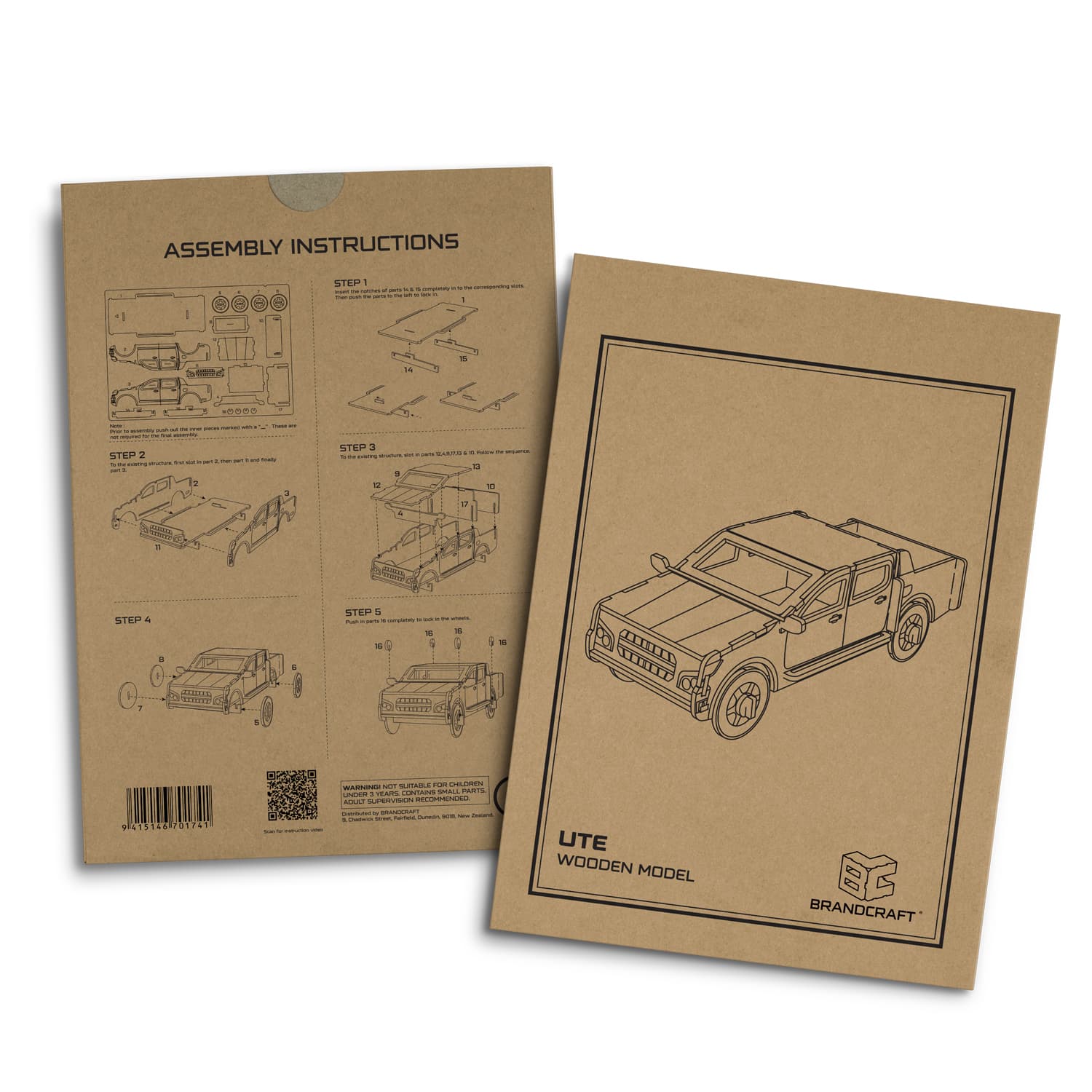 BRANDCRAFT UTE Wooden Model · Product view