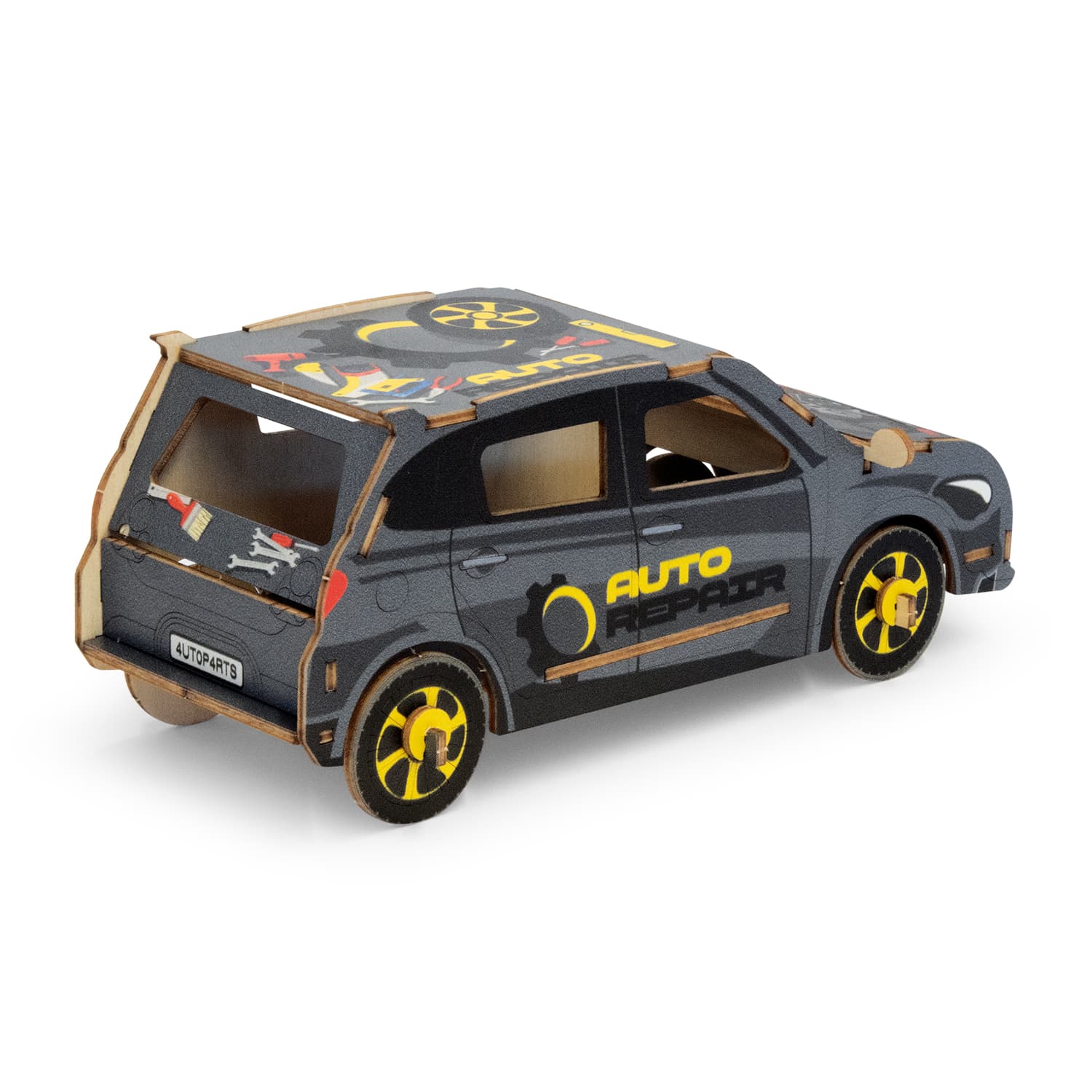 BRANDCRAFT Hatchback Car Wooden Model · Product view