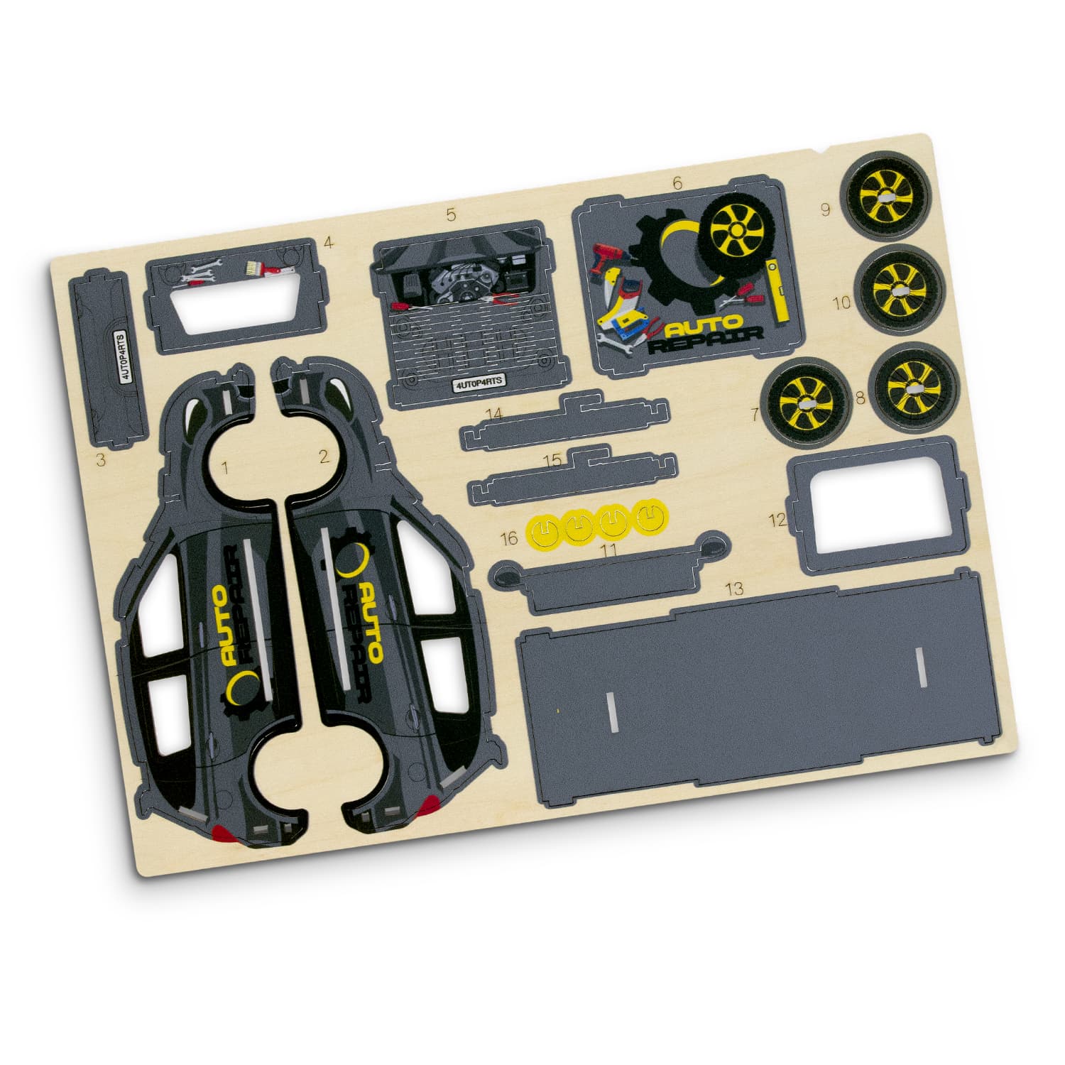 BRANDCRAFT Hatchback Car Wooden Model · Product view