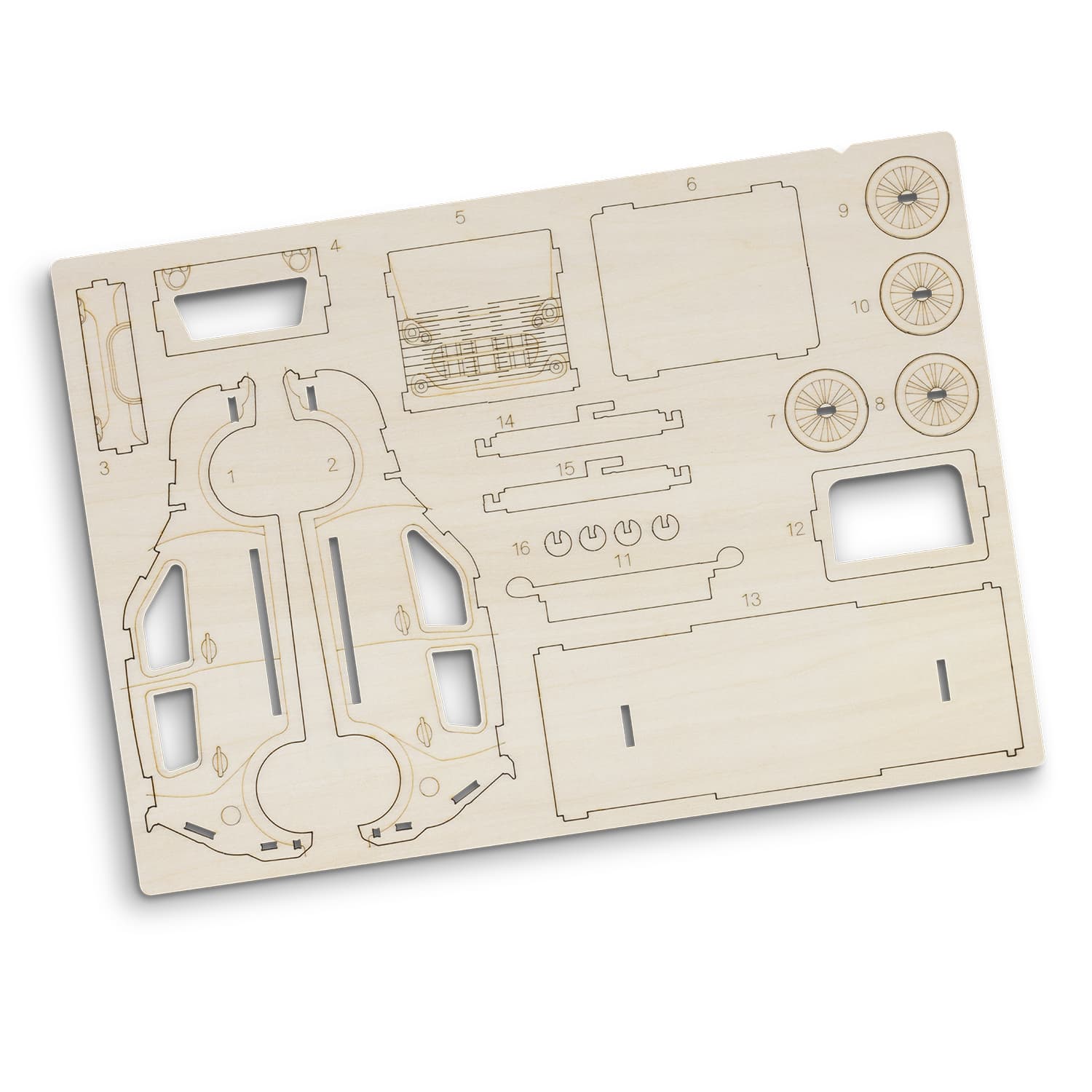BRANDCRAFT Hatchback Car Wooden Model · Product view