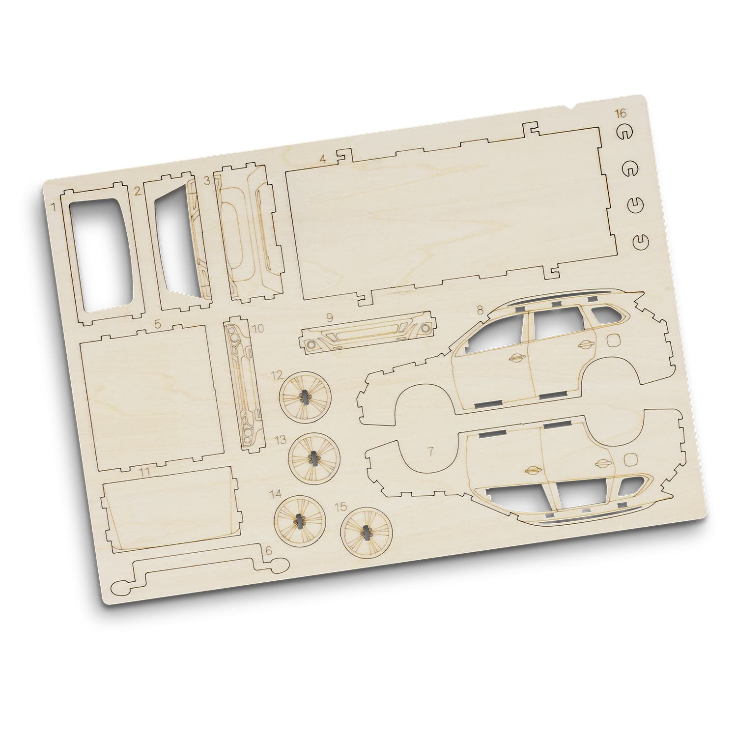 BRANDCRAFT SUV Wooden Model · Product view