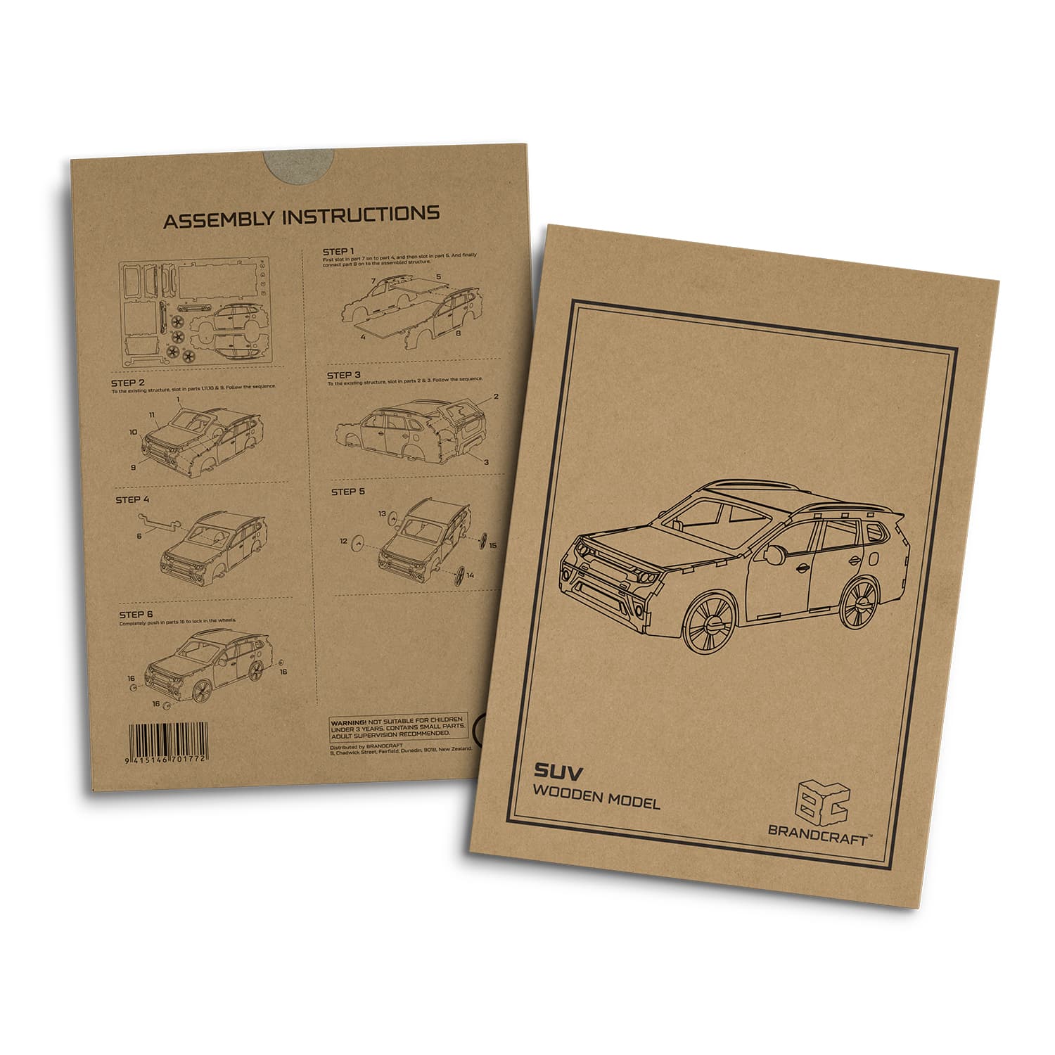 BRANDCRAFT SUV Wooden Model · Product view