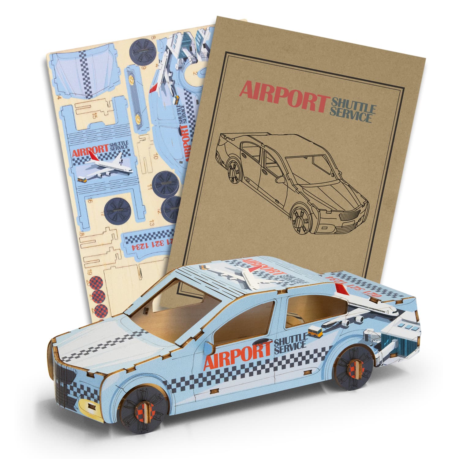 BRANDCRAFT Sedan Car Wooden Model · Product view