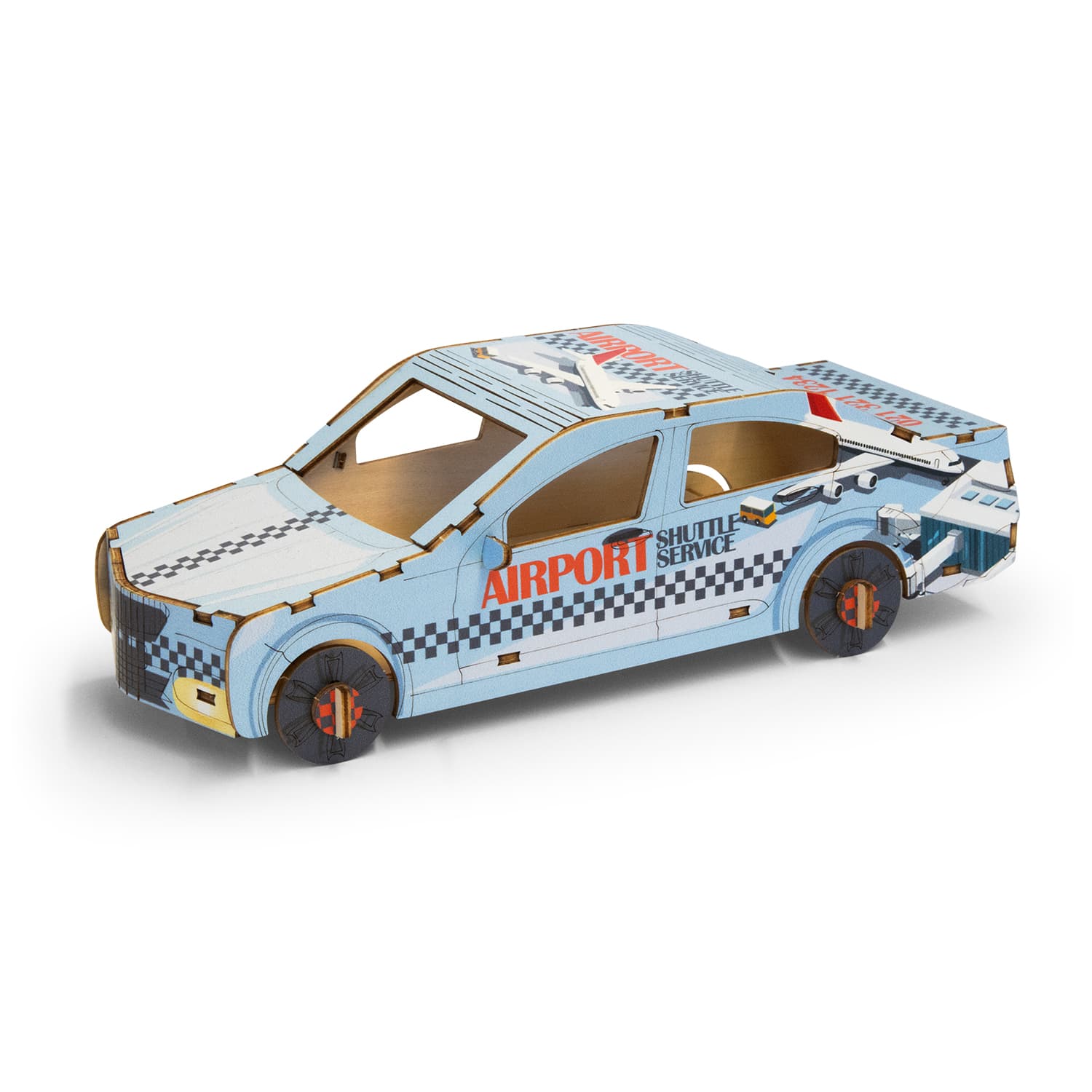 BRANDCRAFT Sedan Car Wooden Model · Product view