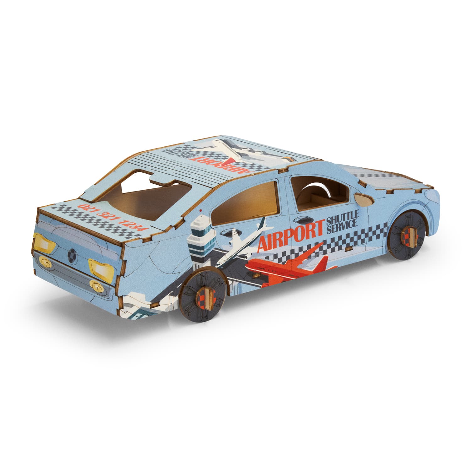 BRANDCRAFT Sedan Car Wooden Model · Product view