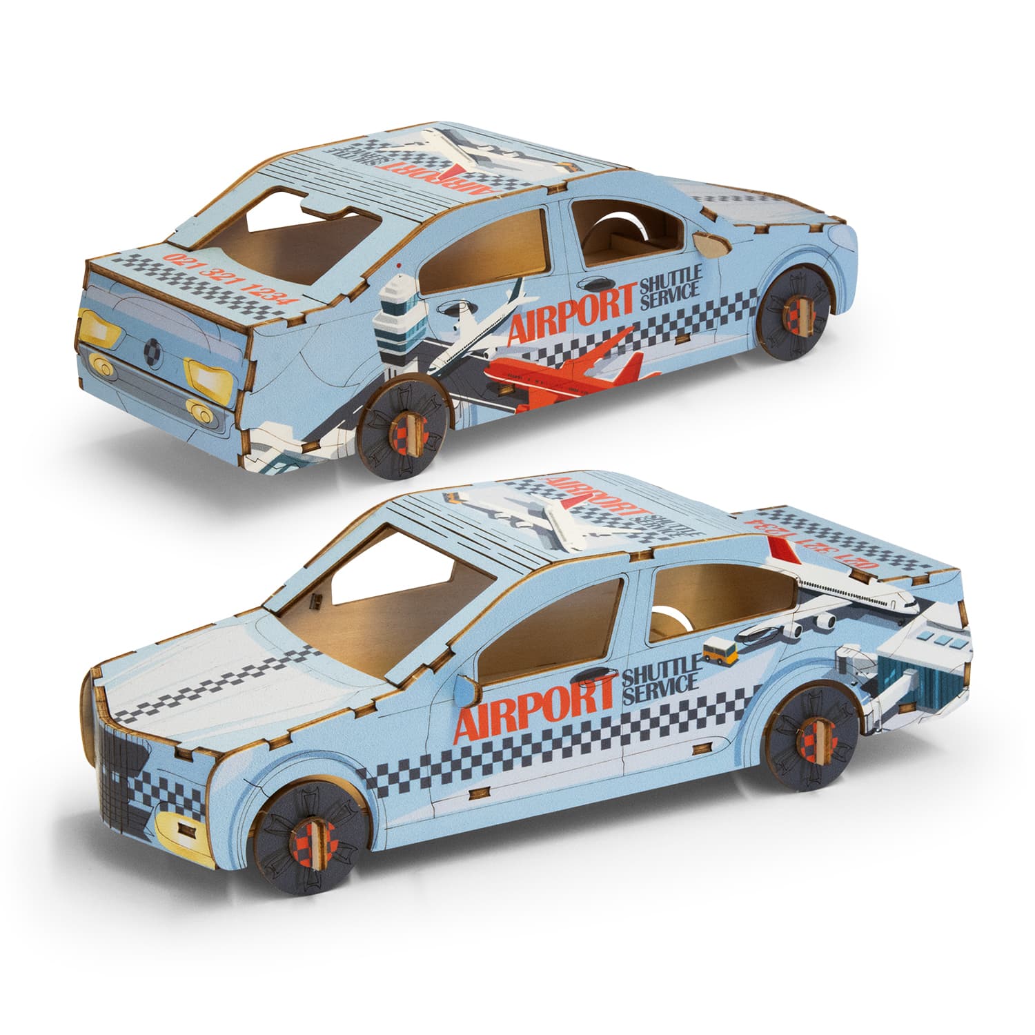 BRANDCRAFT Sedan Car Wooden Model · Product view
