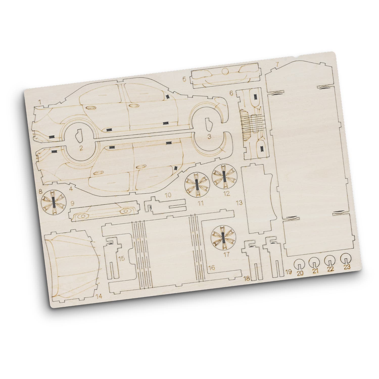 BRANDCRAFT Sedan Car Wooden Model · Product view