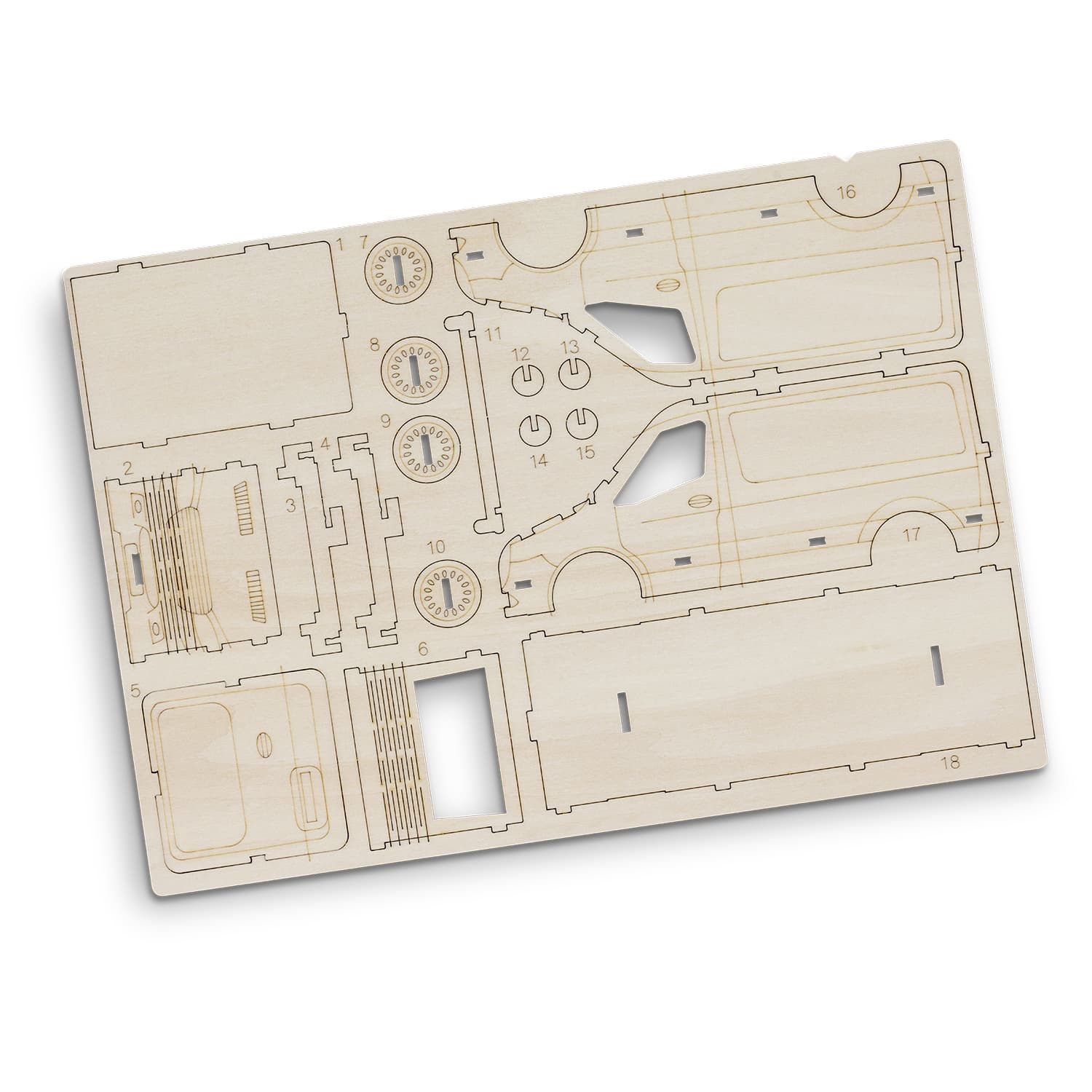 BRANDCRAFT Van Wooden Model · Product view