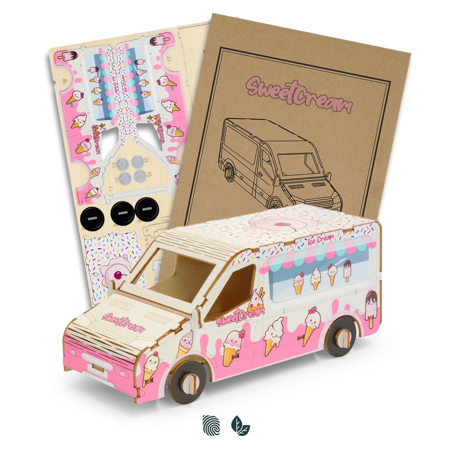 BRANDCRAFT Van Wooden Model · Product view