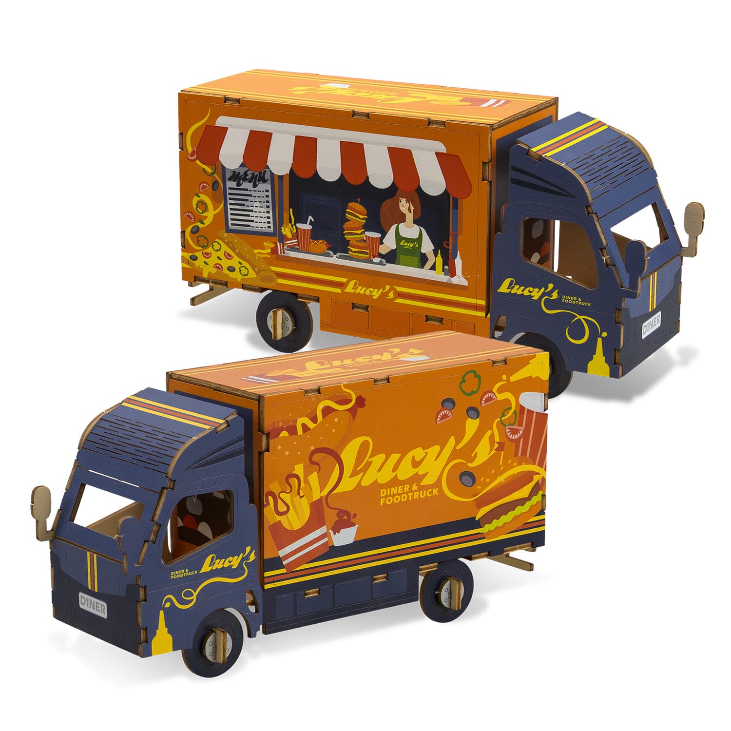 BRANDCRAFT Small Truck Wooden Model · Product view