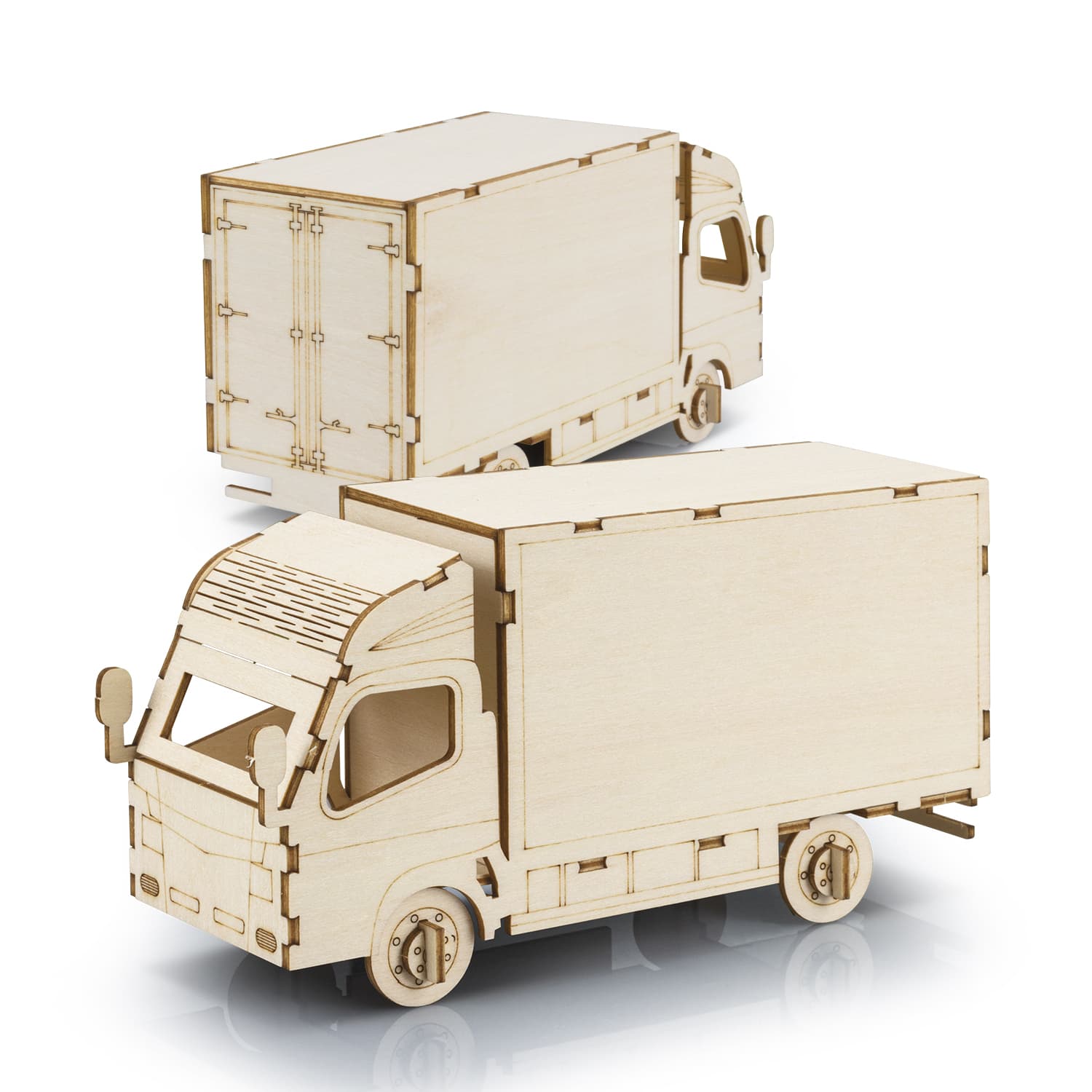 BRANDCRAFT Small Truck Wooden Model · Product view