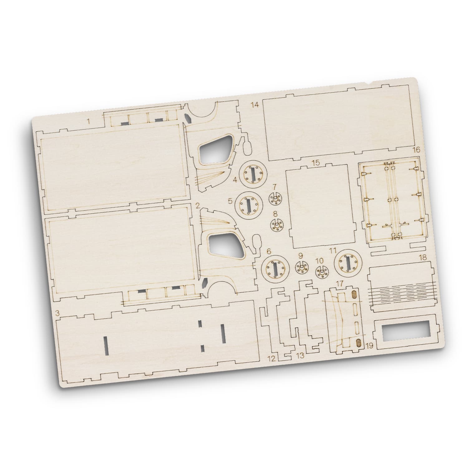 BRANDCRAFT Small Truck Wooden Model · Product view