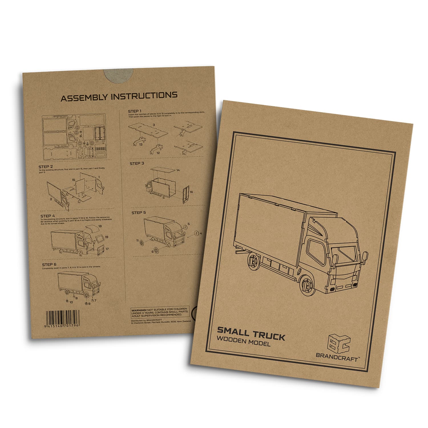 BRANDCRAFT Small Truck Wooden Model · Product view