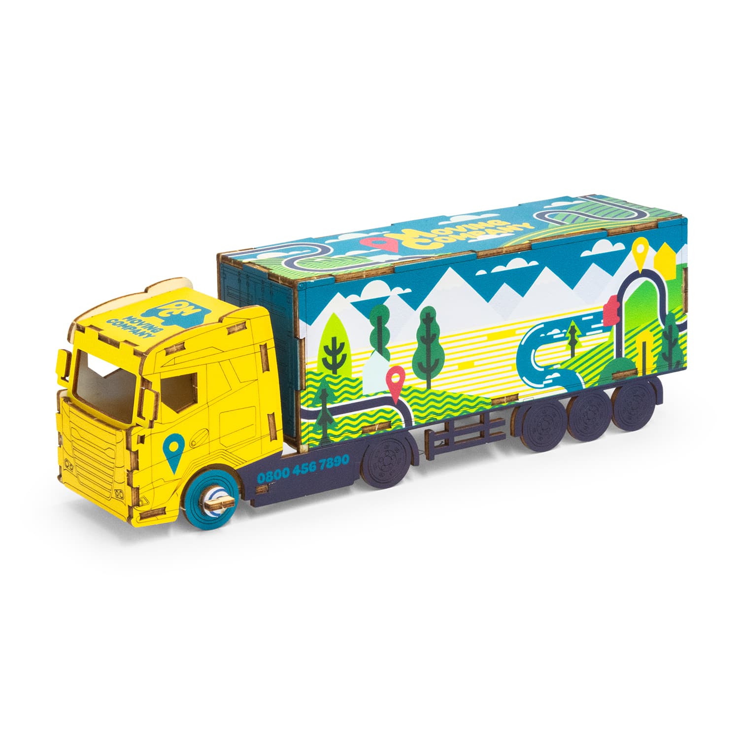 BRANDCRAFT Large Truck Wooden Model · Product view