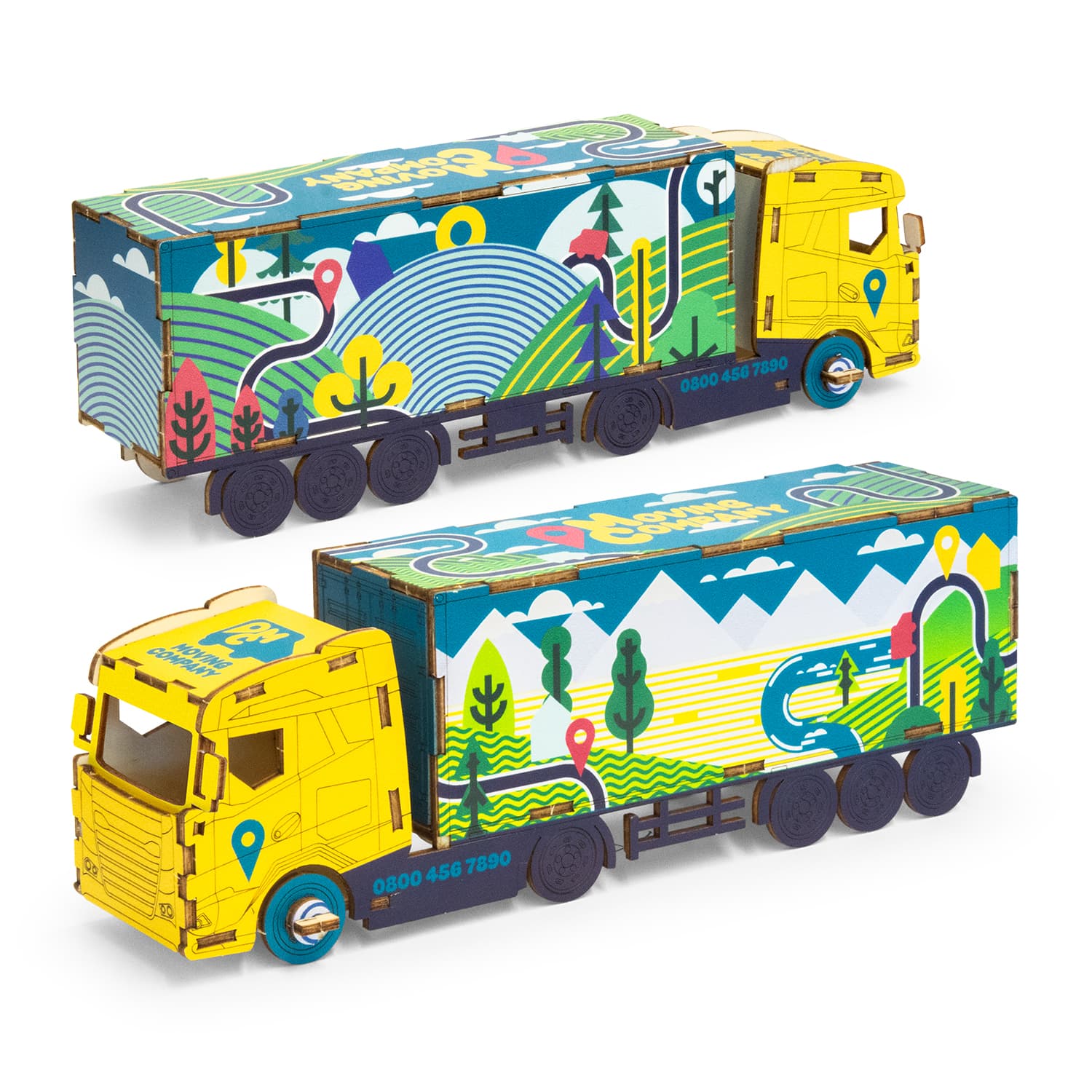 BRANDCRAFT Large Truck Wooden Model · Product view