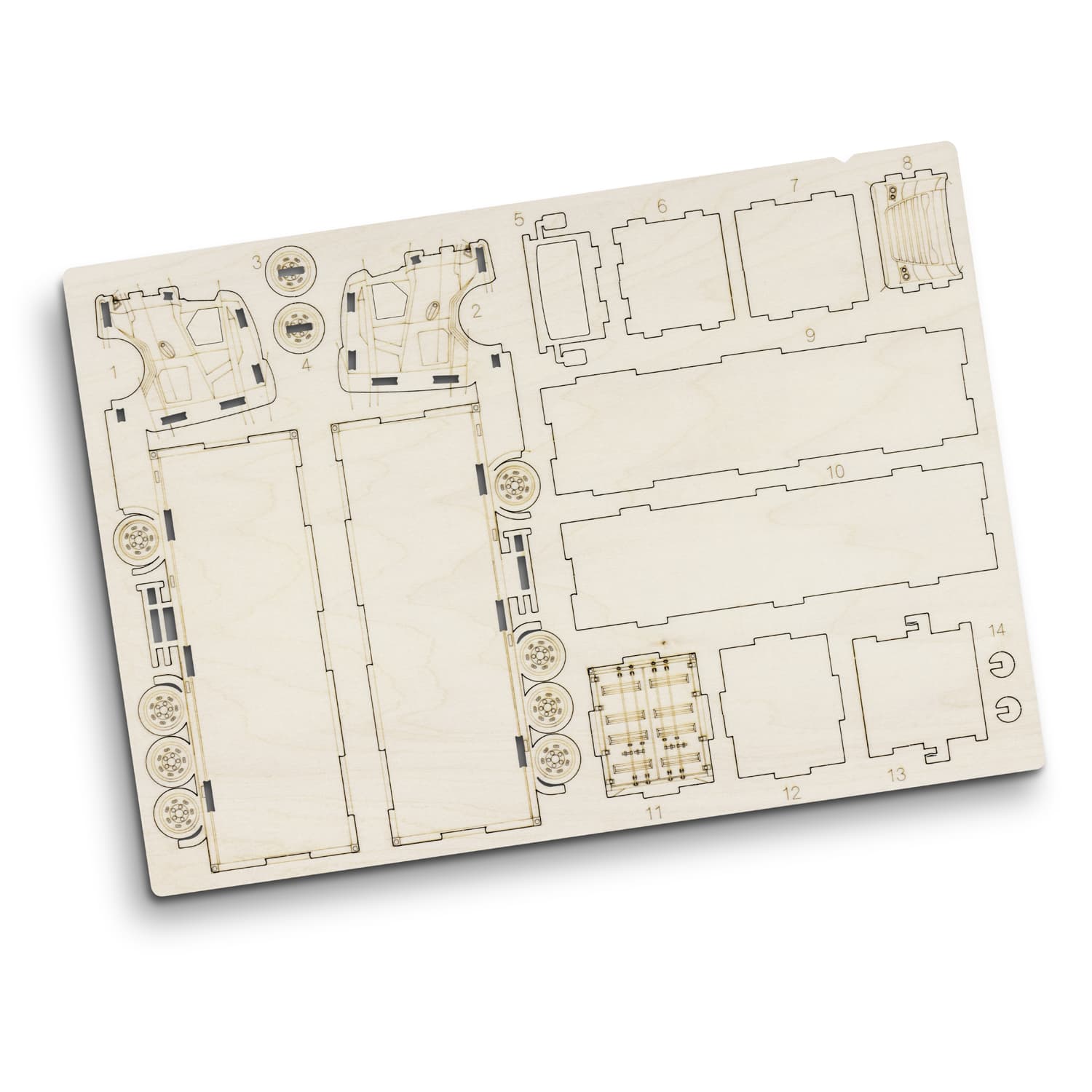 BRANDCRAFT Large Truck Wooden Model · Product view