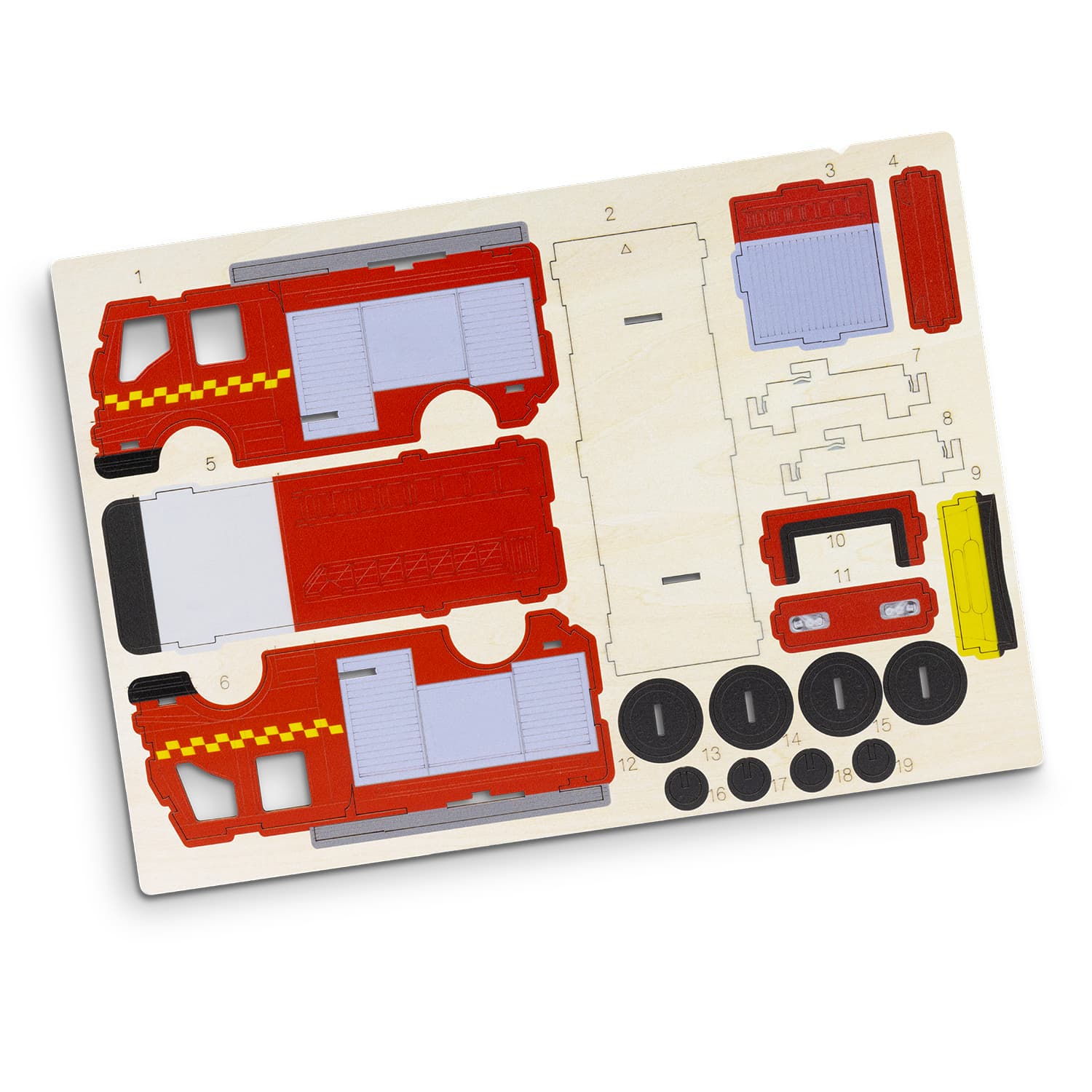 BRANDCRAFT Fire Truck Wooden Model · Product view