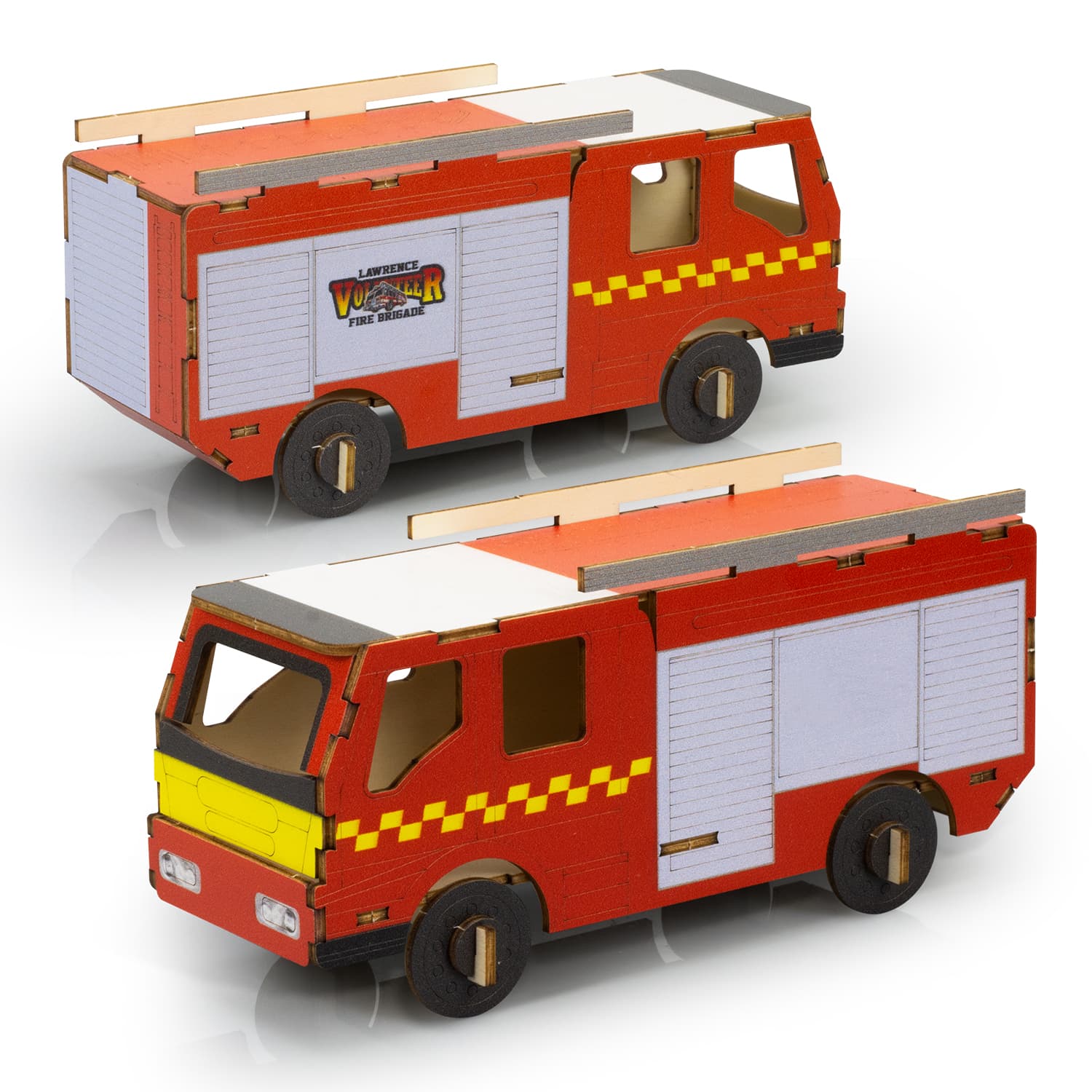 BRANDCRAFT Fire Truck Wooden Model · Product view