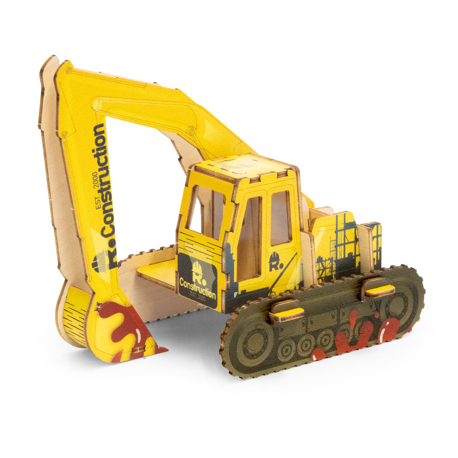 BRANDCRAFT Excavator Wooden Model · Product view