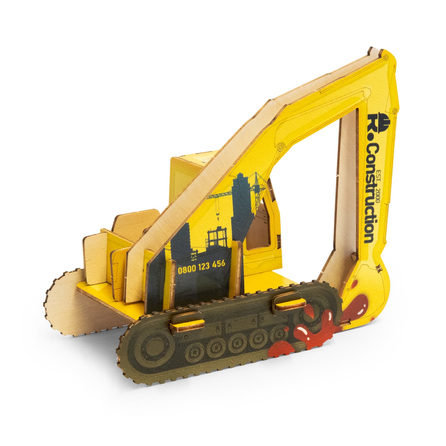 BRANDCRAFT Excavator Wooden Model · Product view