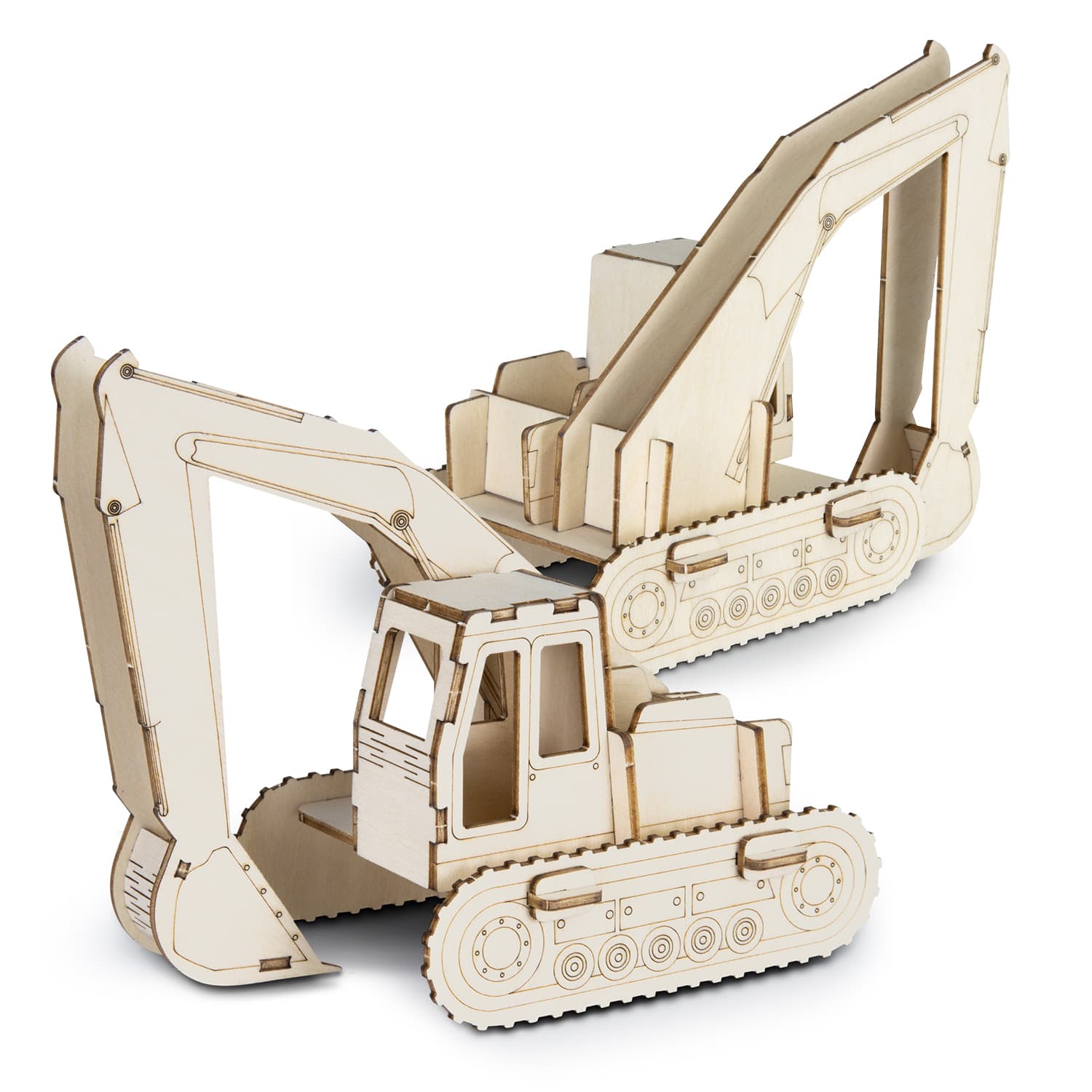 BRANDCRAFT Excavator Wooden Model · Product view