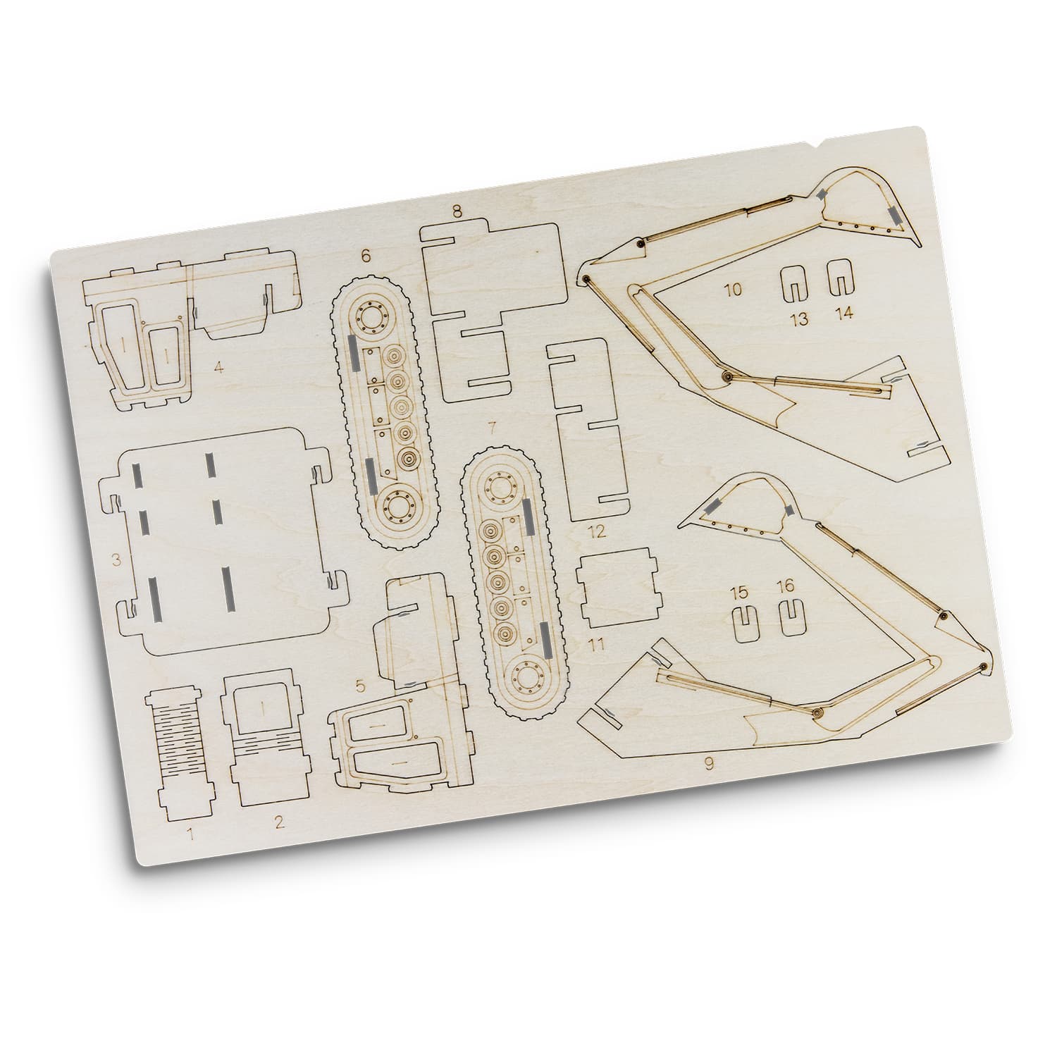 BRANDCRAFT Excavator Wooden Model · Product view
