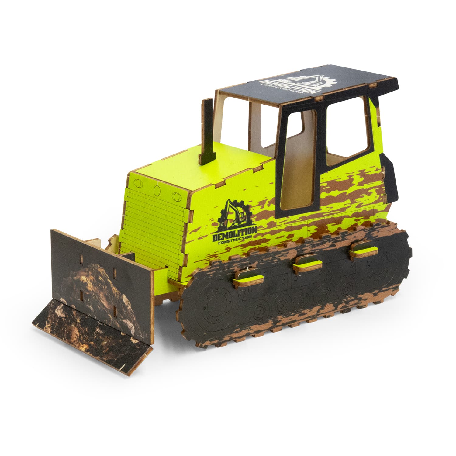 BRANDCRAFT Bulldozer Wooden Model · Product view