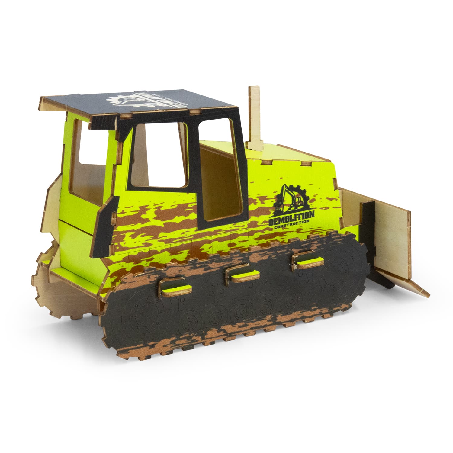 BRANDCRAFT Bulldozer Wooden Model · Product view