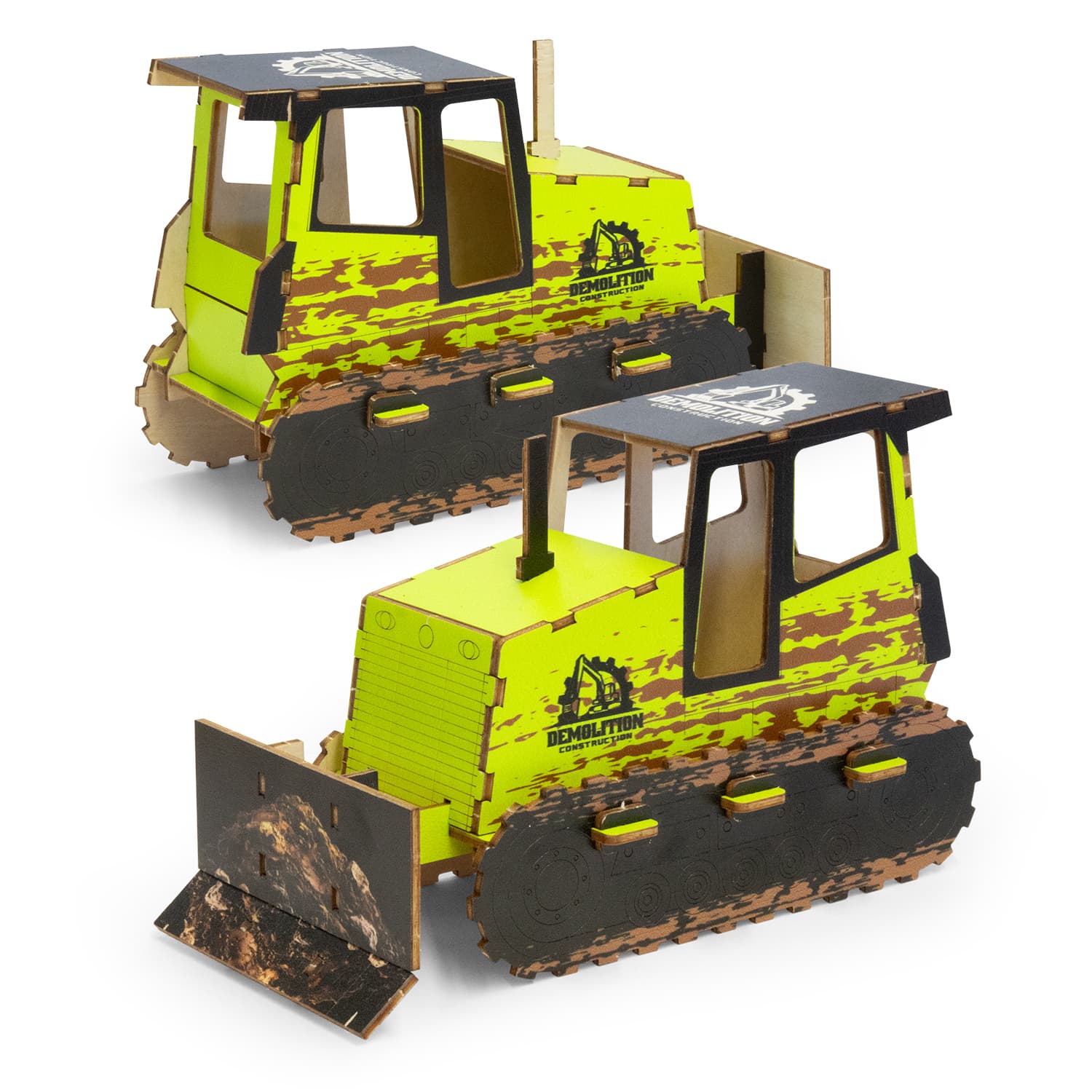 BRANDCRAFT Bulldozer Wooden Model · Product view
