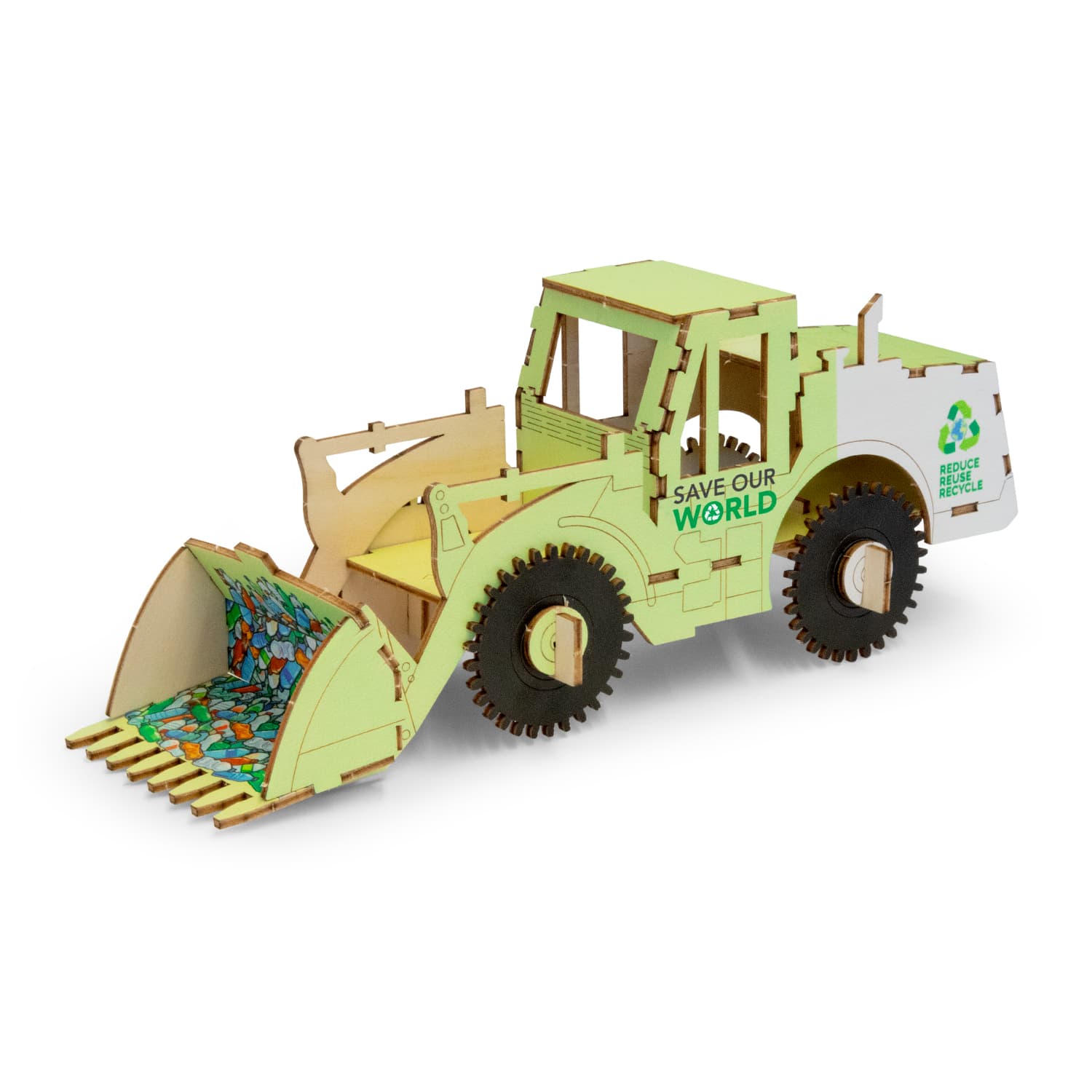 BRANDCRAFT Wheel Loader Wooden Model · Product view