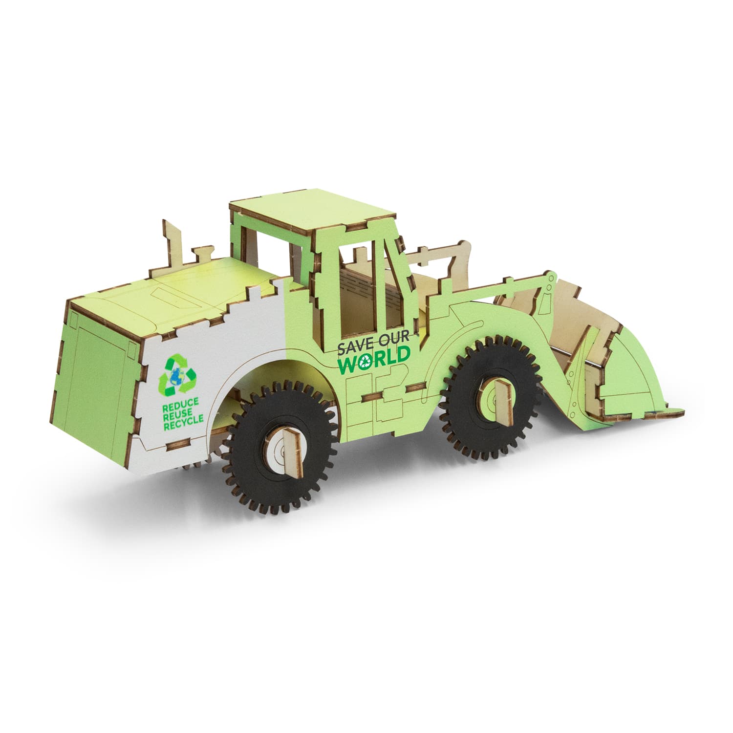 BRANDCRAFT Wheel Loader Wooden Model · Product view