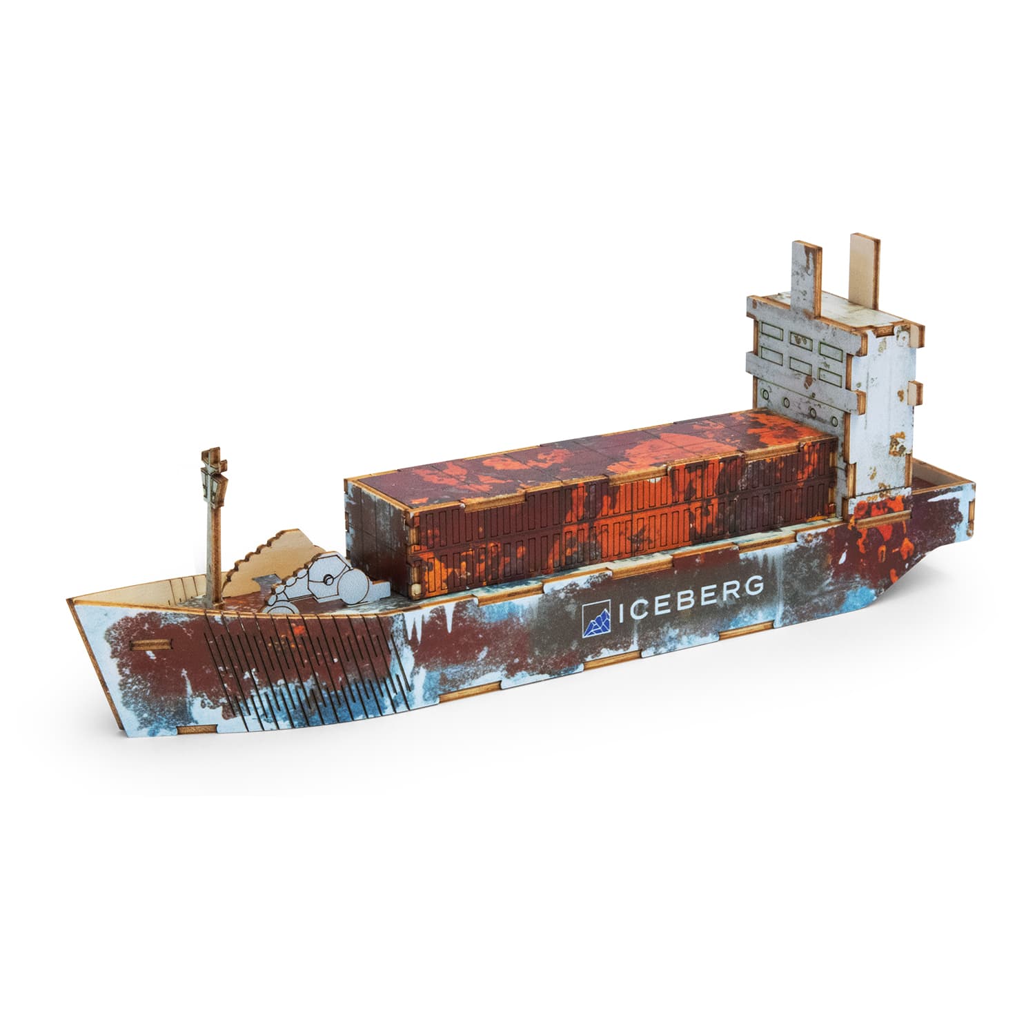 BRANDCRAFT Cargo Ship Wooden Model · Product view