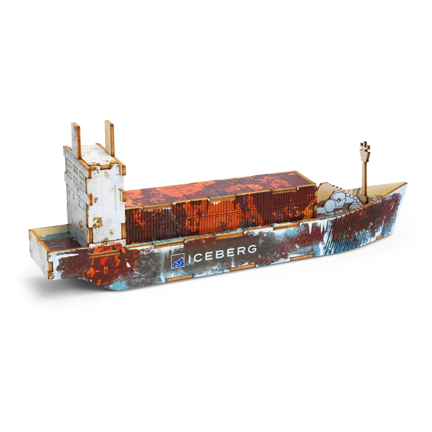 BRANDCRAFT Cargo Ship Wooden Model · Product view