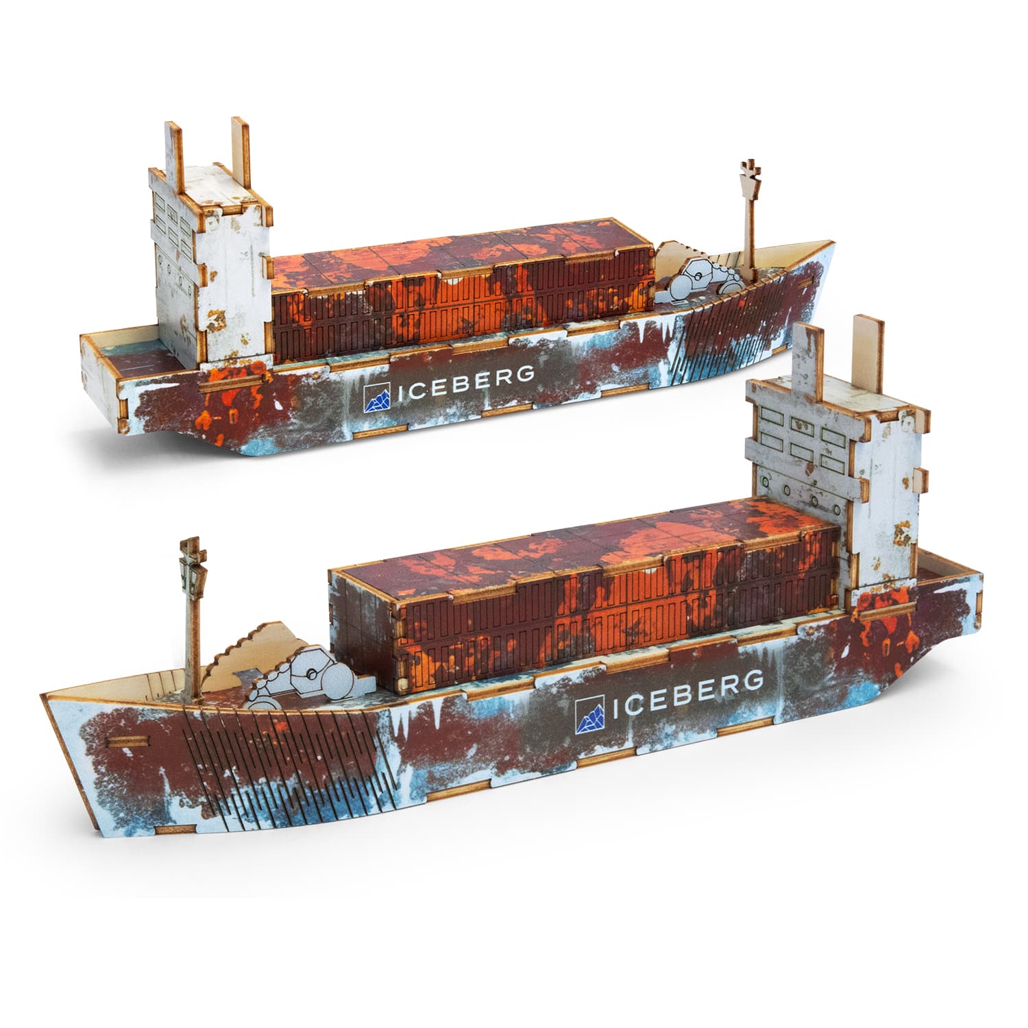 BRANDCRAFT Cargo Ship Wooden Model · Product view