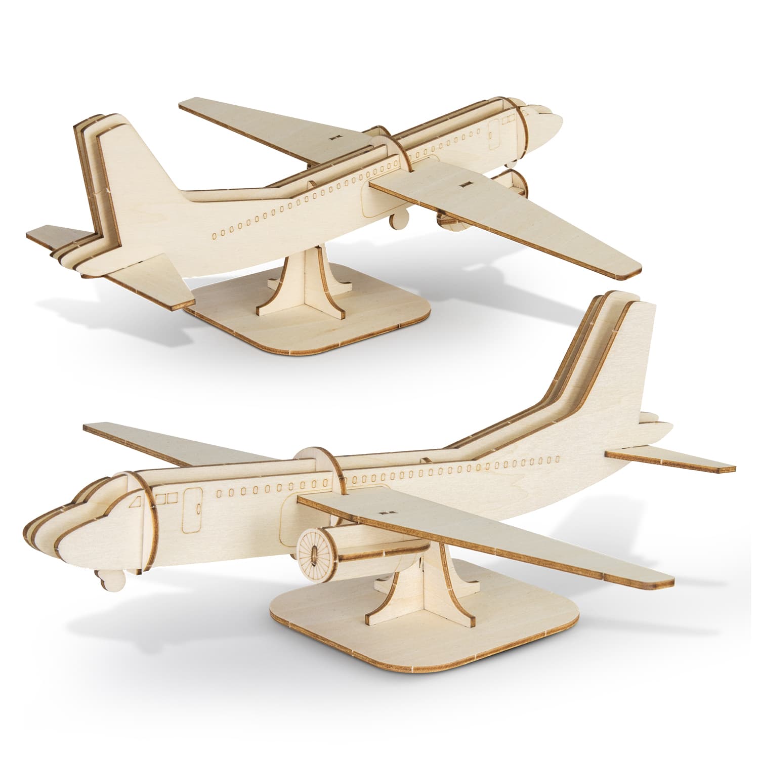 BRANDCRAFT Jet Plane Wooden Model · Product view