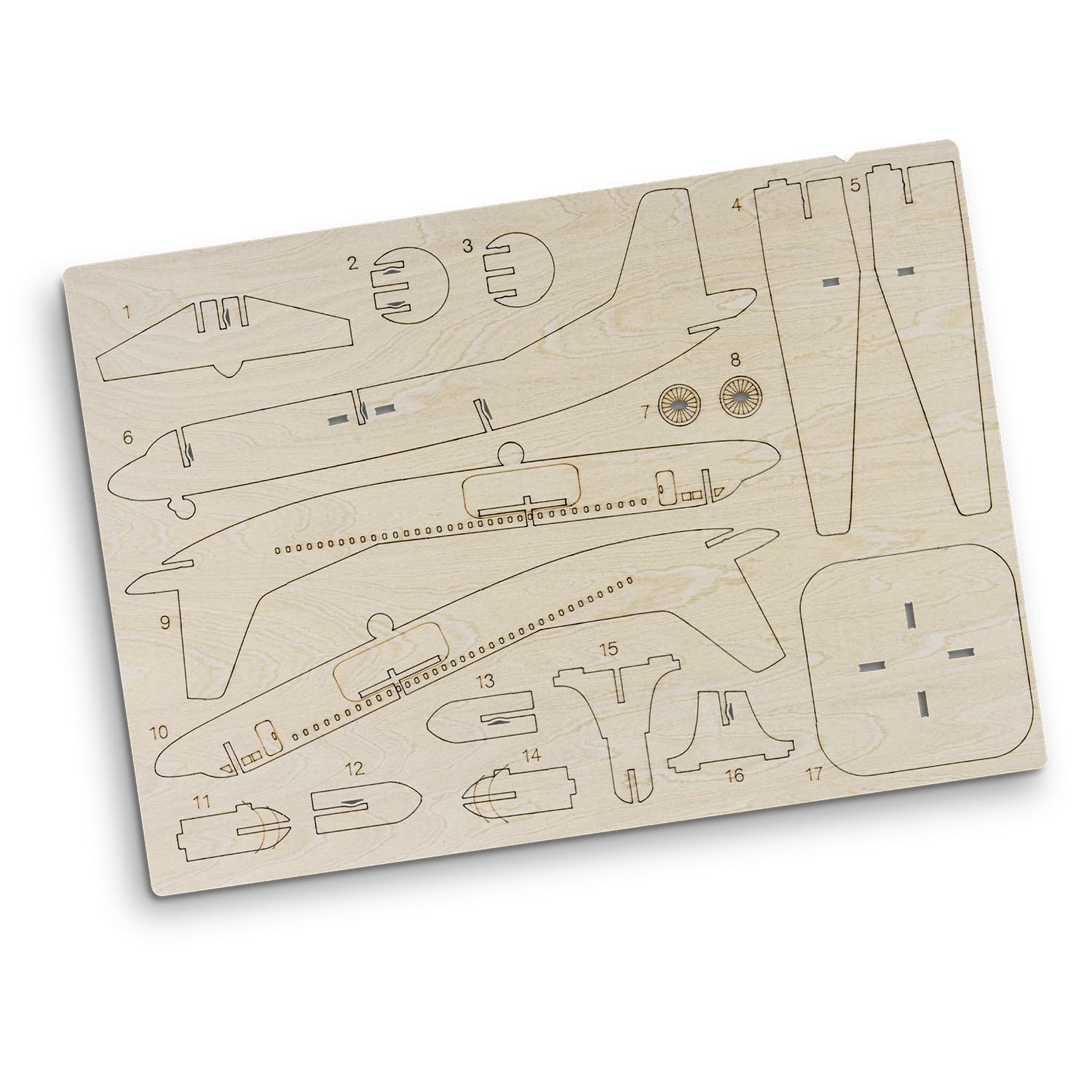 BRANDCRAFT Jet Plane Wooden Model · Product view