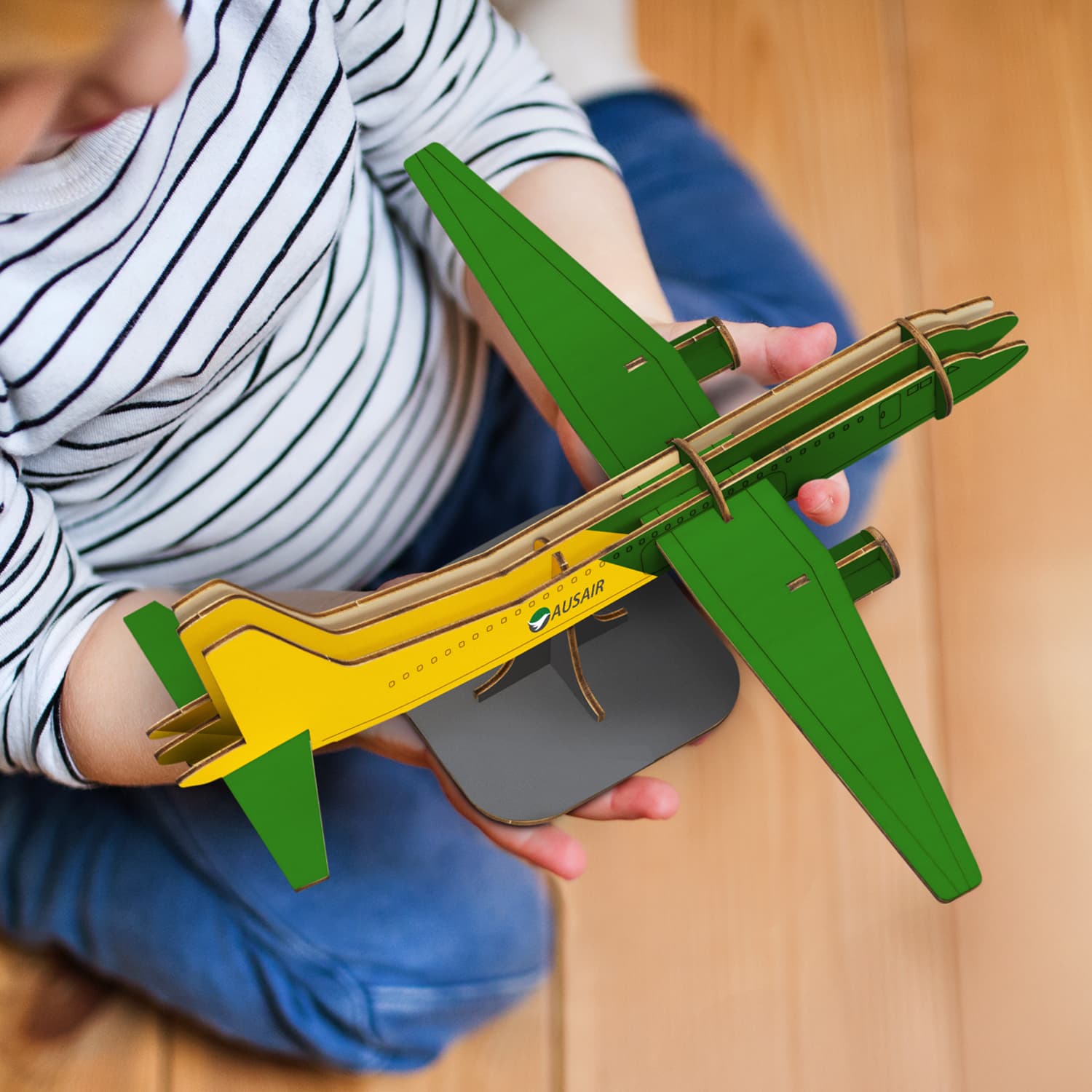 BRANDCRAFT Jet Plane Wooden Model · Product view