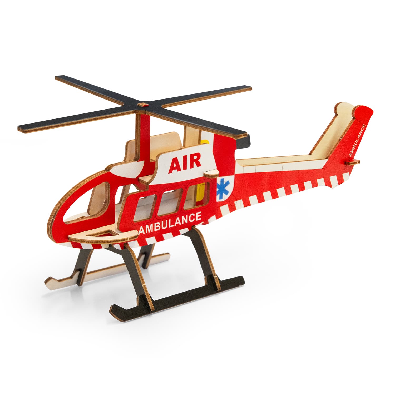 BRANDCRAFT Helicopter Wooden Model · Product view