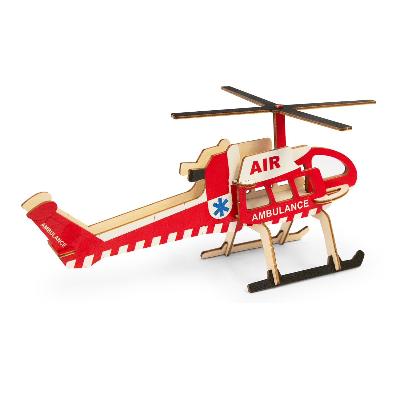 BRANDCRAFT Helicopter Wooden Model · Product view