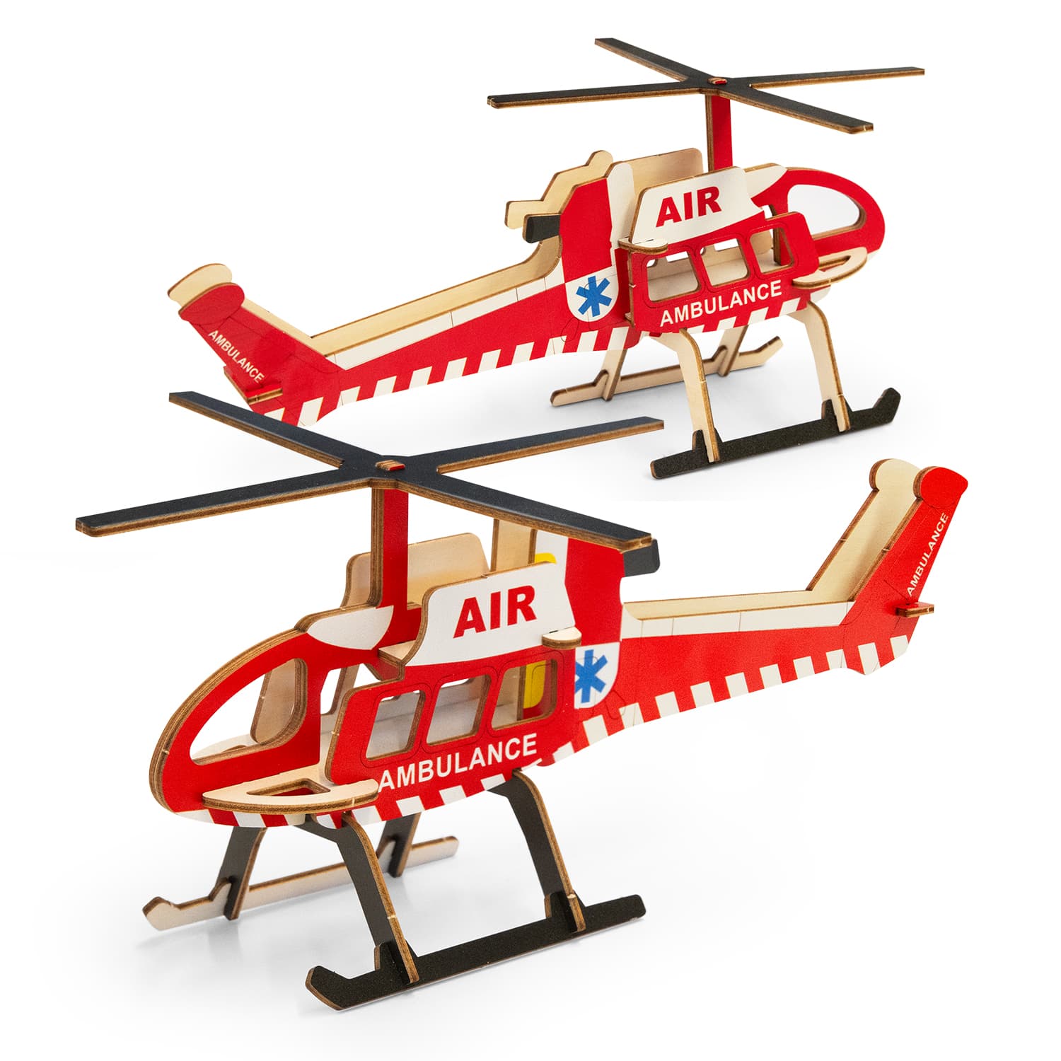 BRANDCRAFT Helicopter Wooden Model · Product view