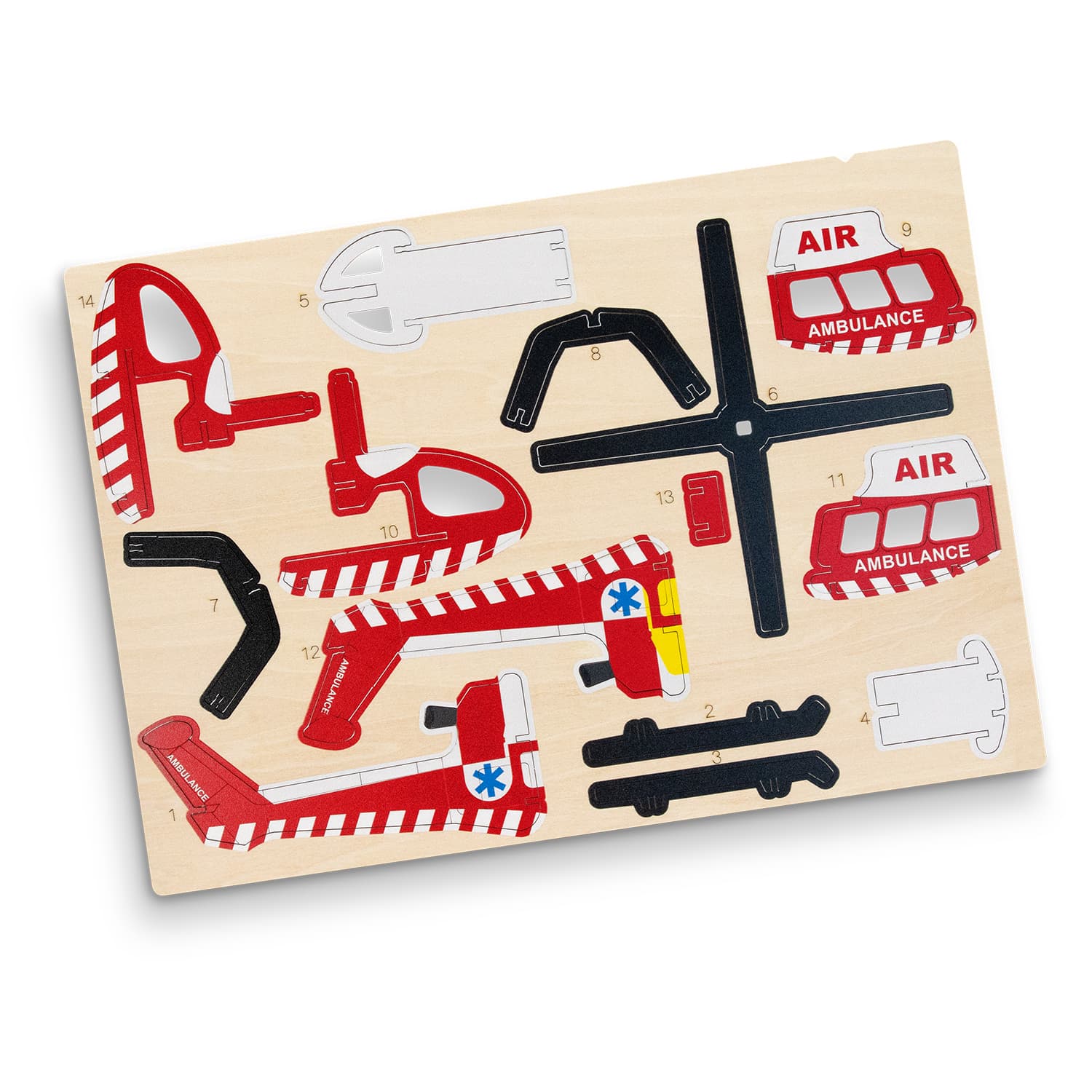 BRANDCRAFT Helicopter Wooden Model · Product view