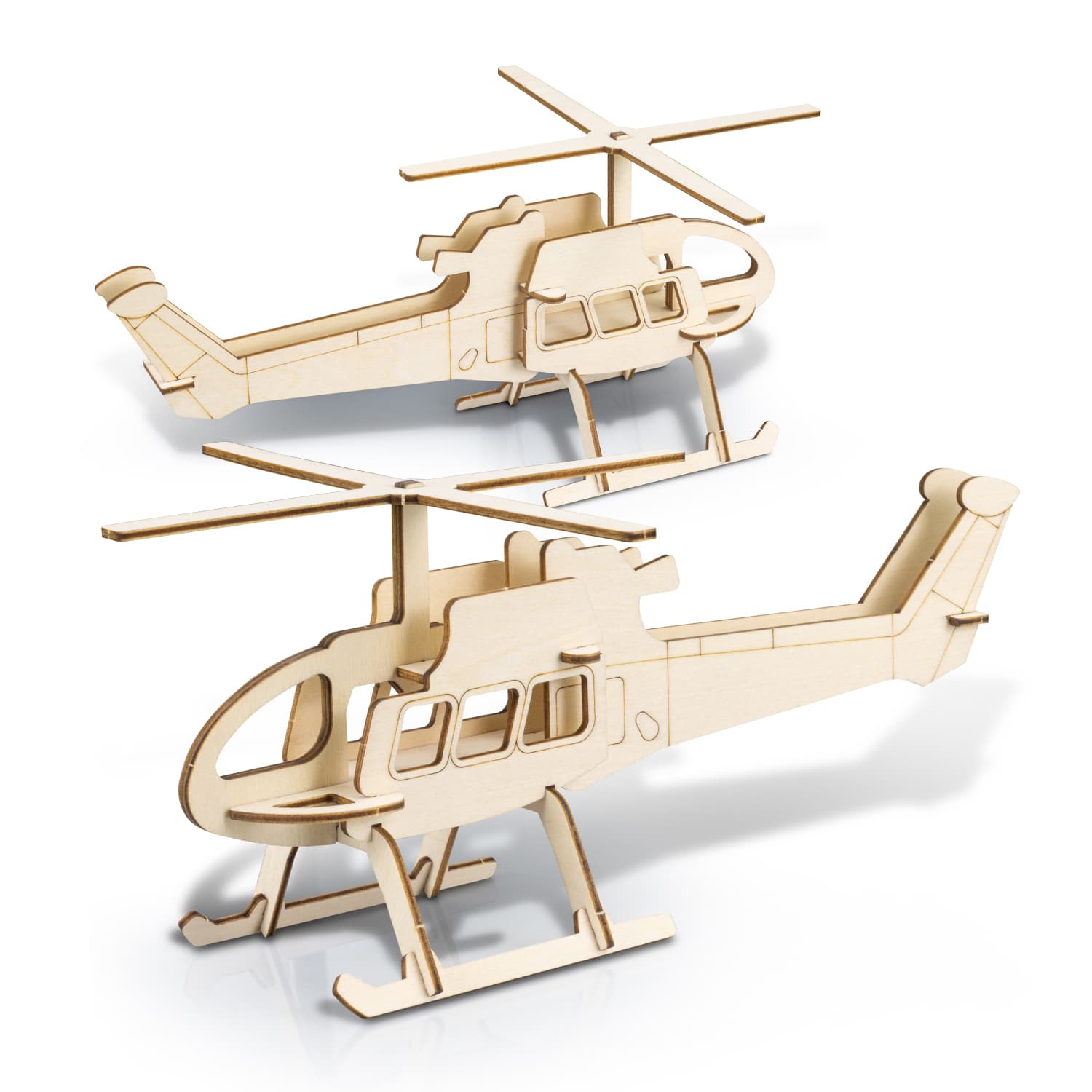BRANDCRAFT Helicopter Wooden Model · Product view
