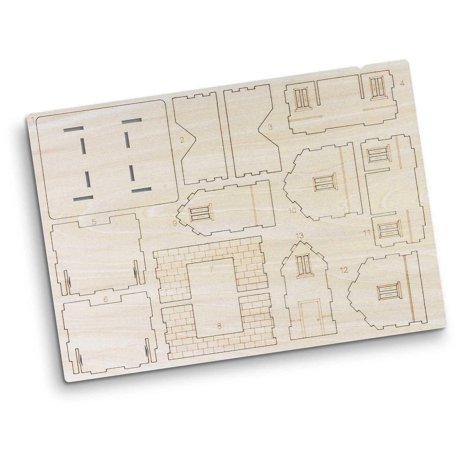 BRANDCRAFT House Wooden Model · Product view