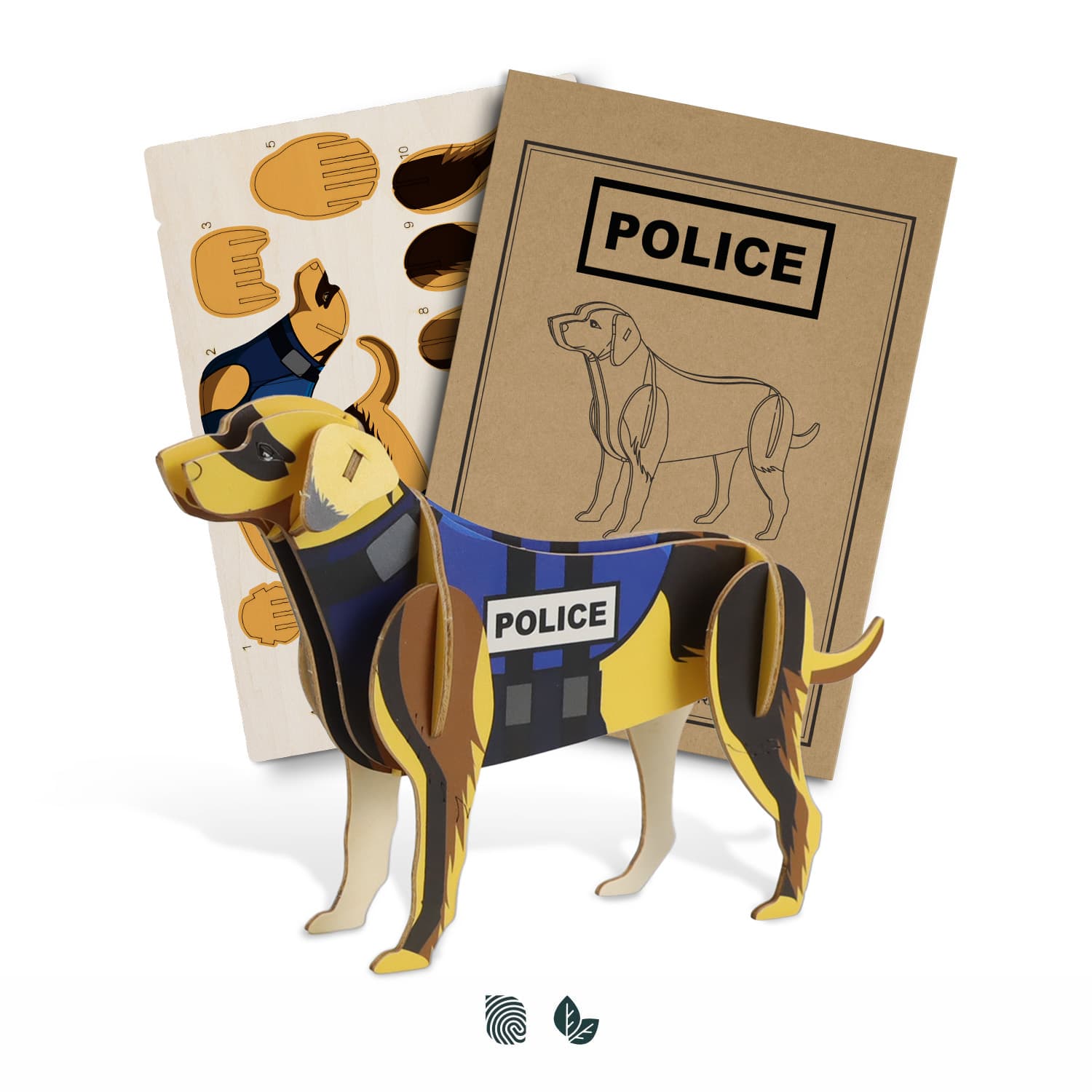 BRANDCRAFT Dog Wooden Model · Product view
