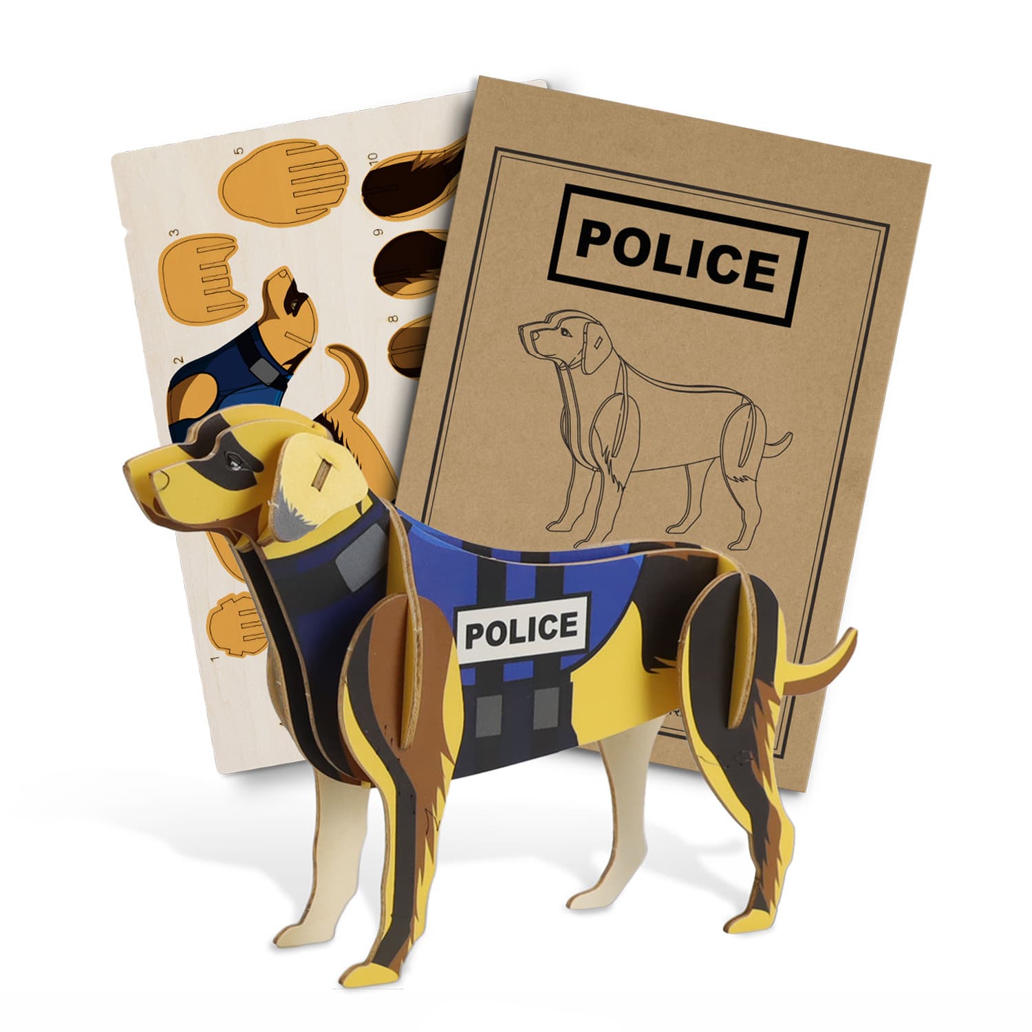 BRANDCRAFT Dog Wooden Model · Product view