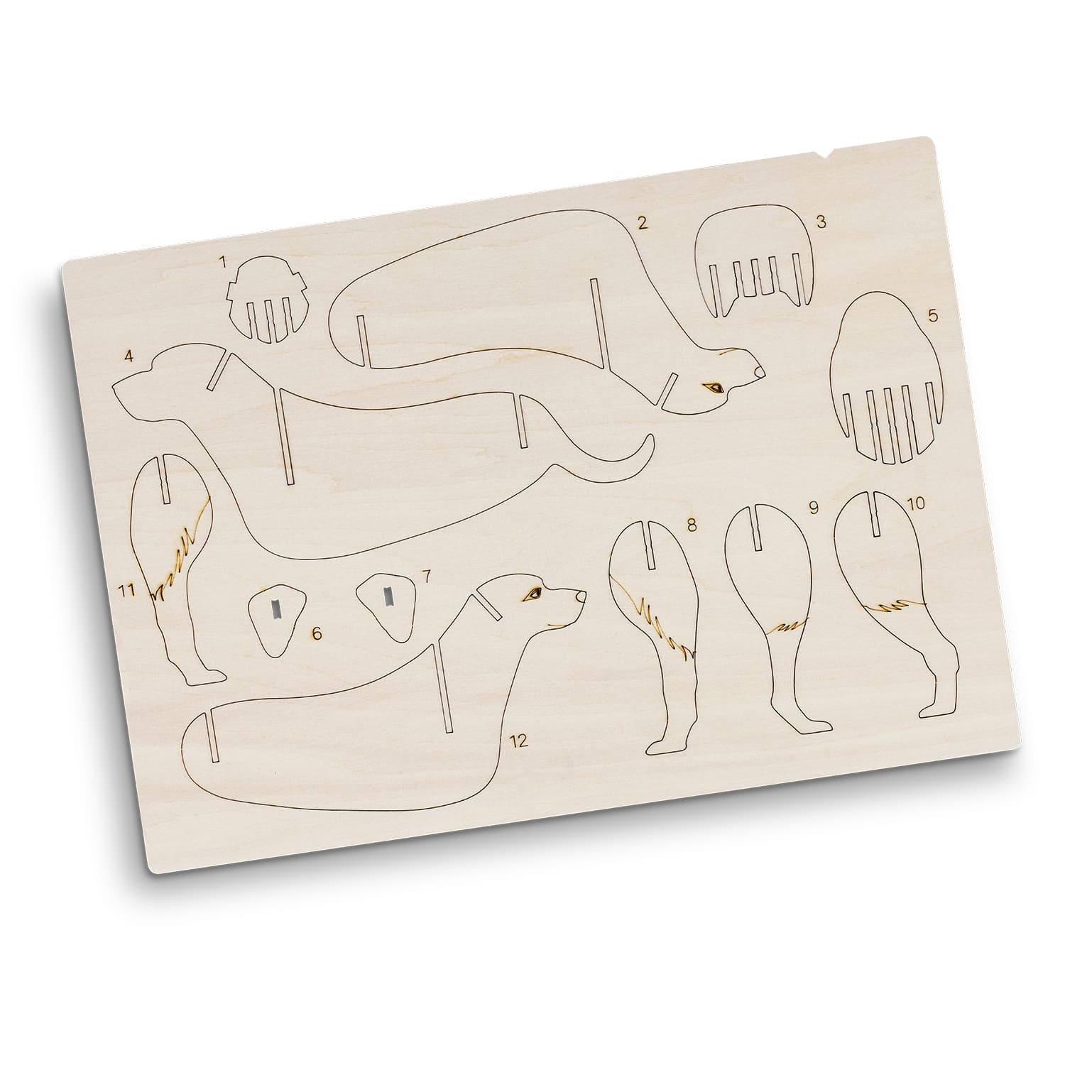 BRANDCRAFT Dog Wooden Model · Product view