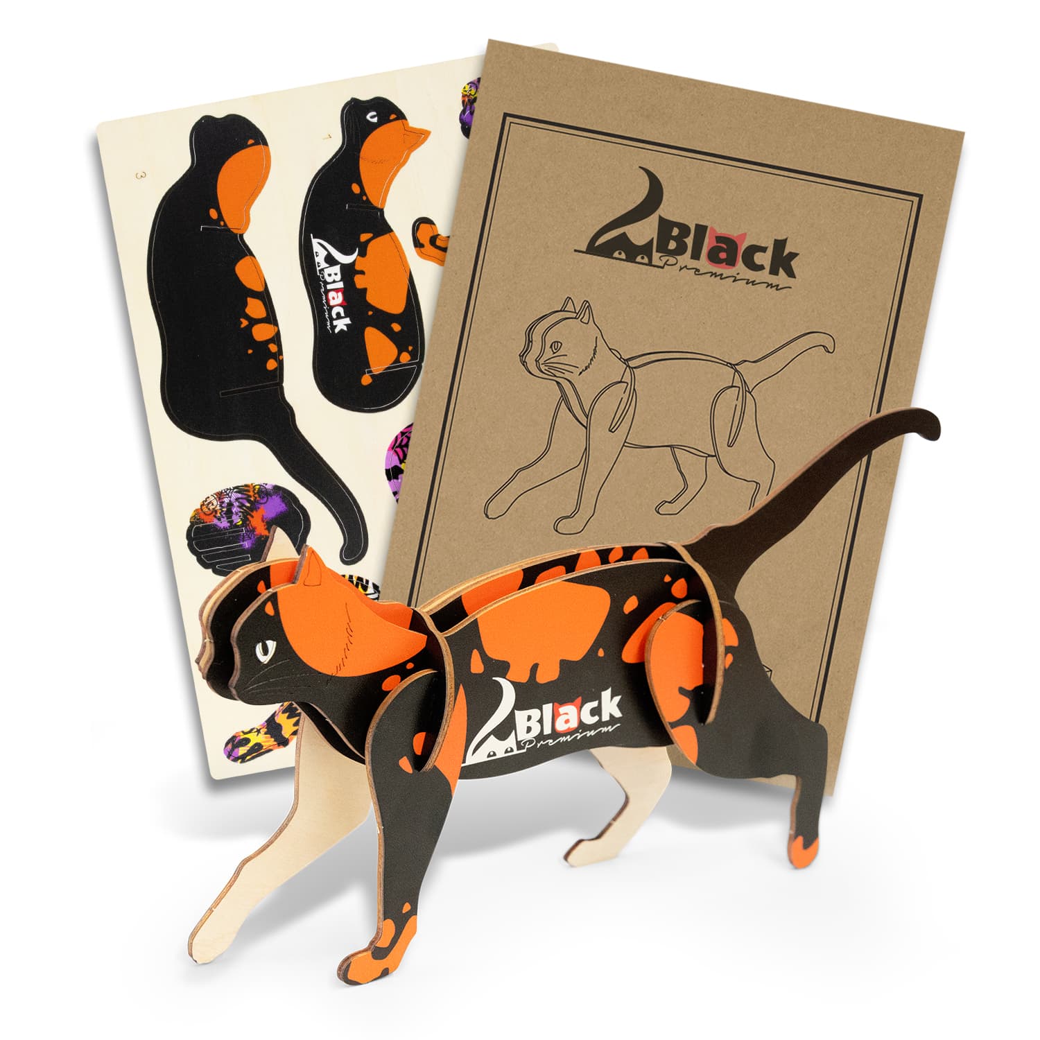 BRANDCRAFT Cat Wooden Model · Product view